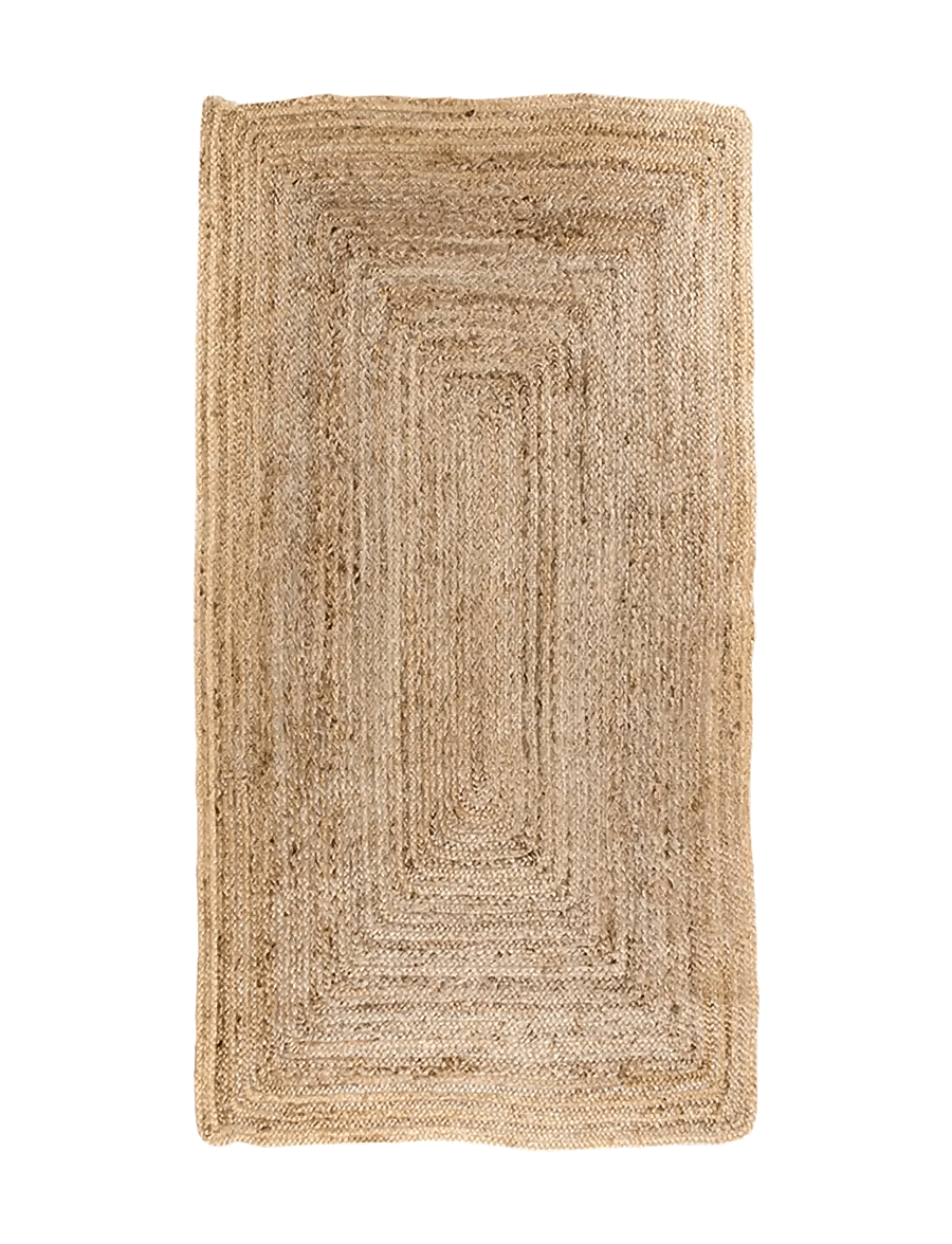 House Nordic - Rina - Rug, braided jute, nature 65x135 cm - andere teppiche - natural - 1