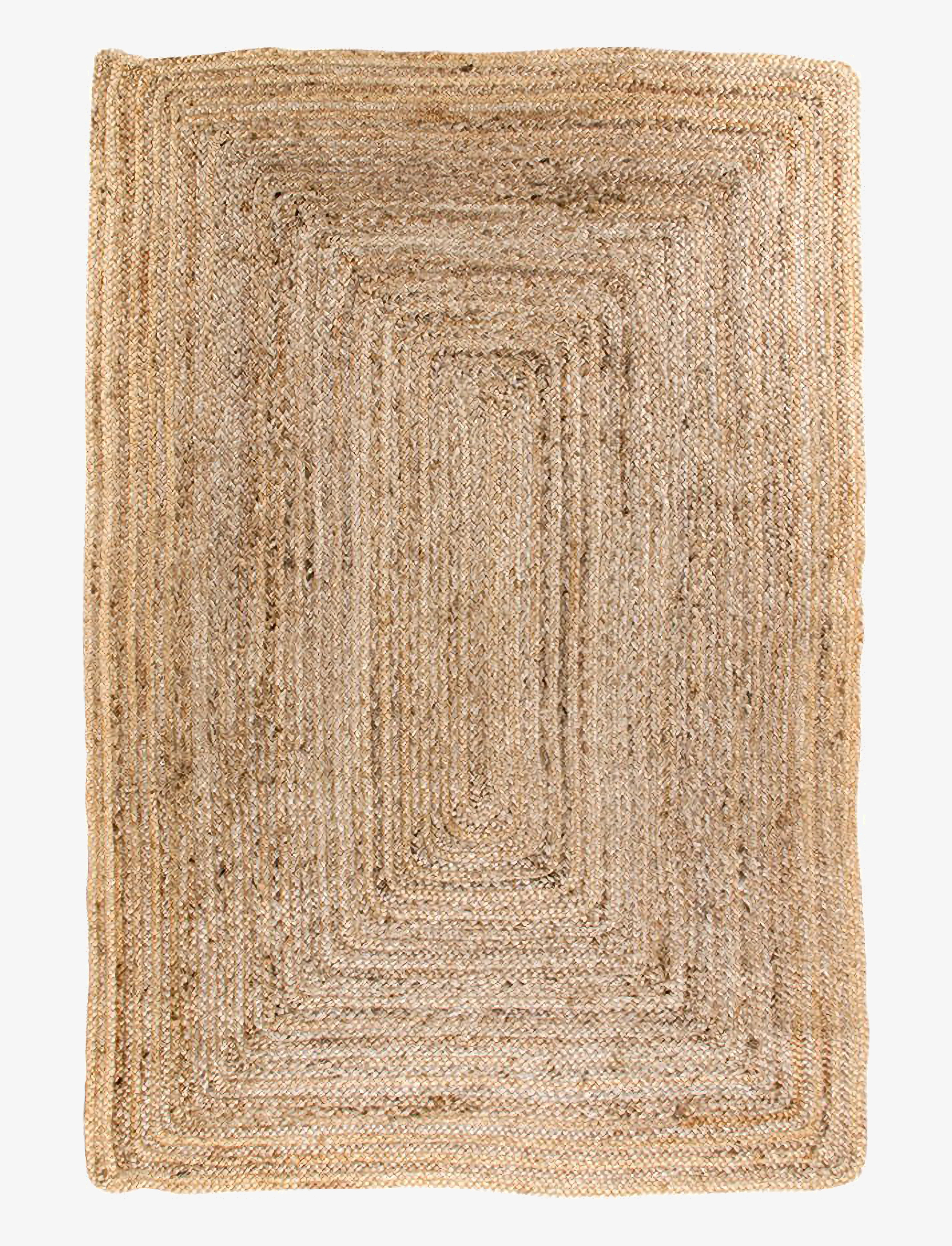 Rina - Rug, braided jute, nature 120x180 cm - NATURAL