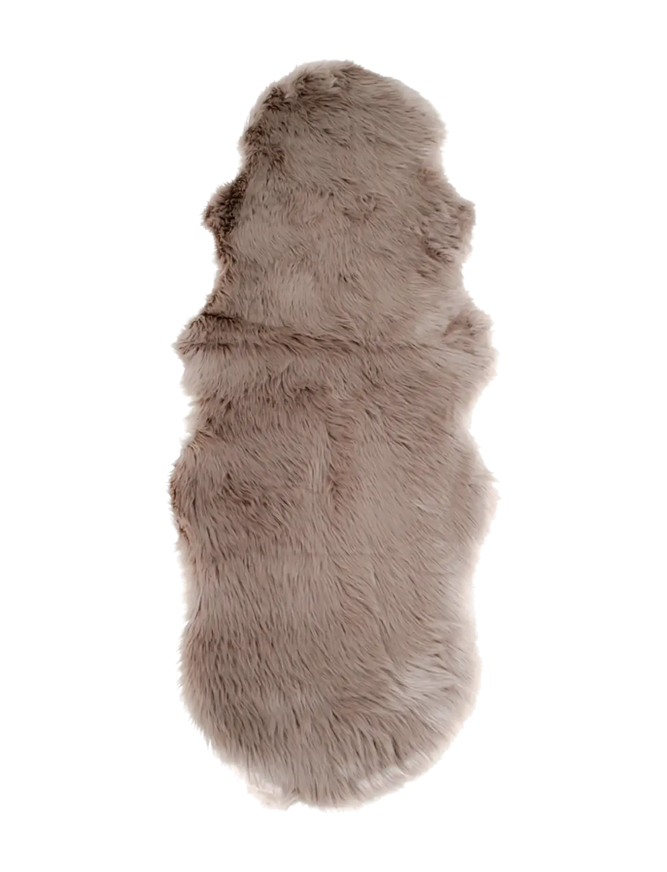 House Nordic - Irma - Lambskin Artificial, mushroom, 60x180 cm - Övriga mattor - light brown - 2