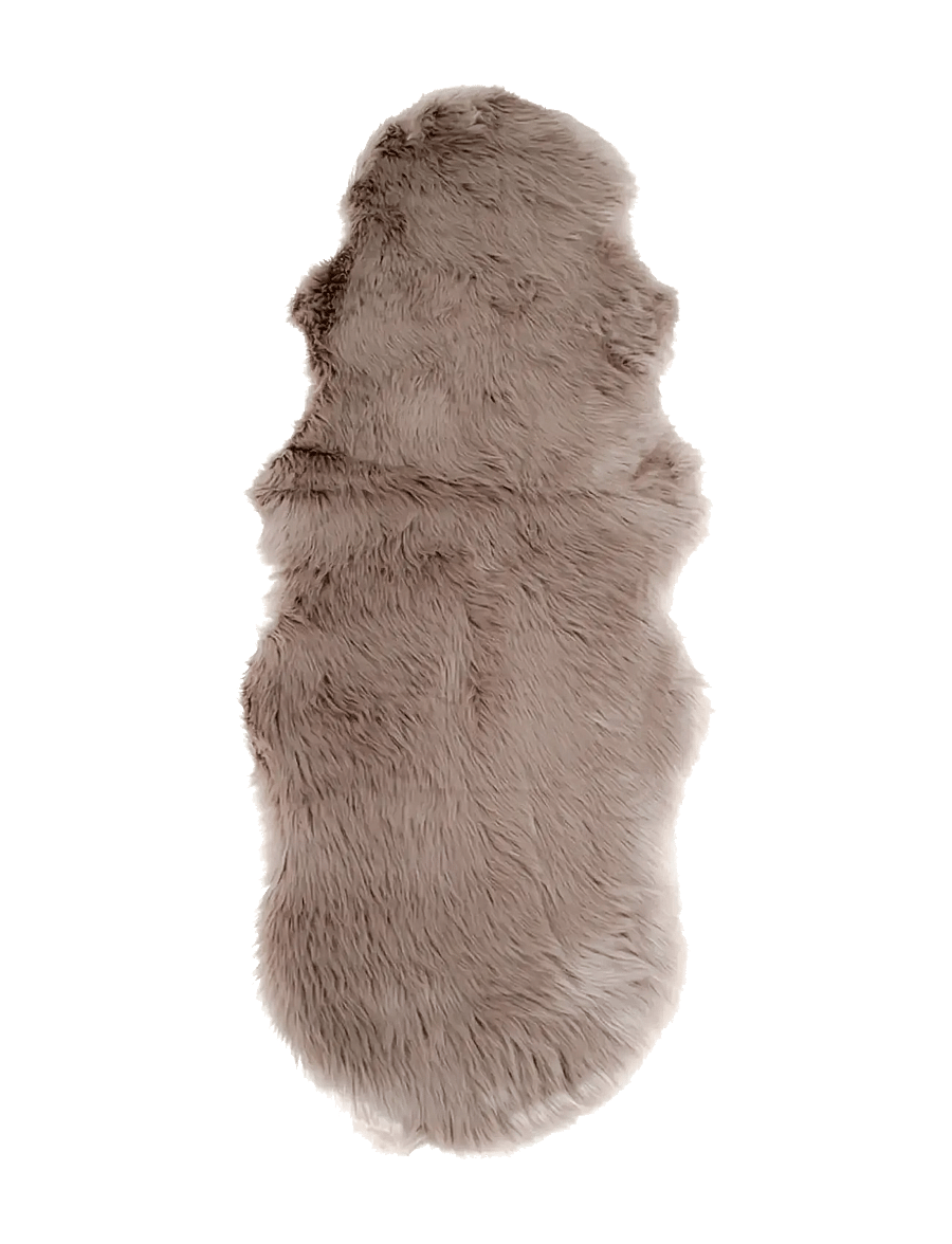 House Nordic - Irma - Lambskin Artificial, mushroom, 60x180 cm - muud vaibad - light brown - 2