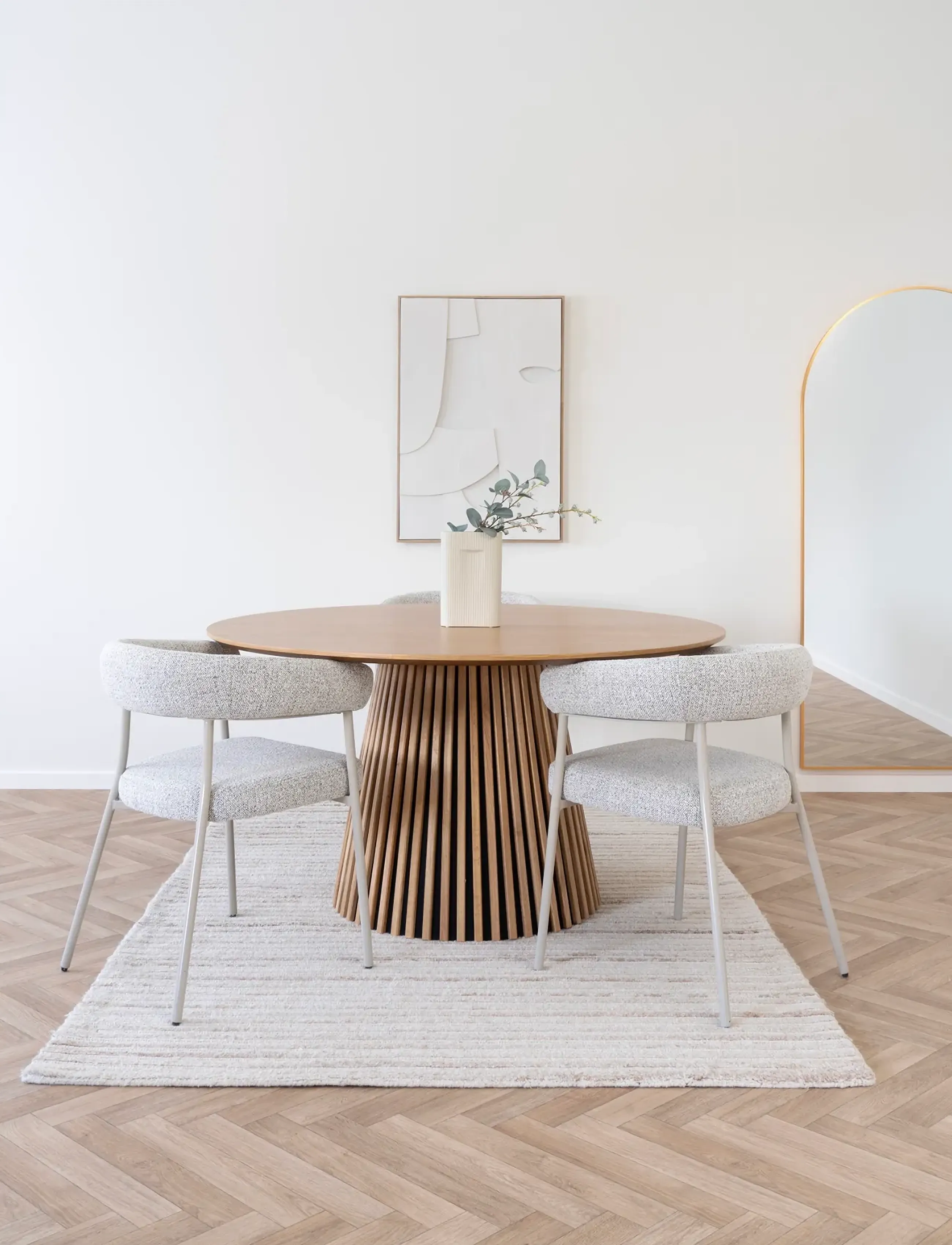 House Nordic Rug, 1X160X230 cm, Cream, Tæpper > Uldtæpper, Unisex