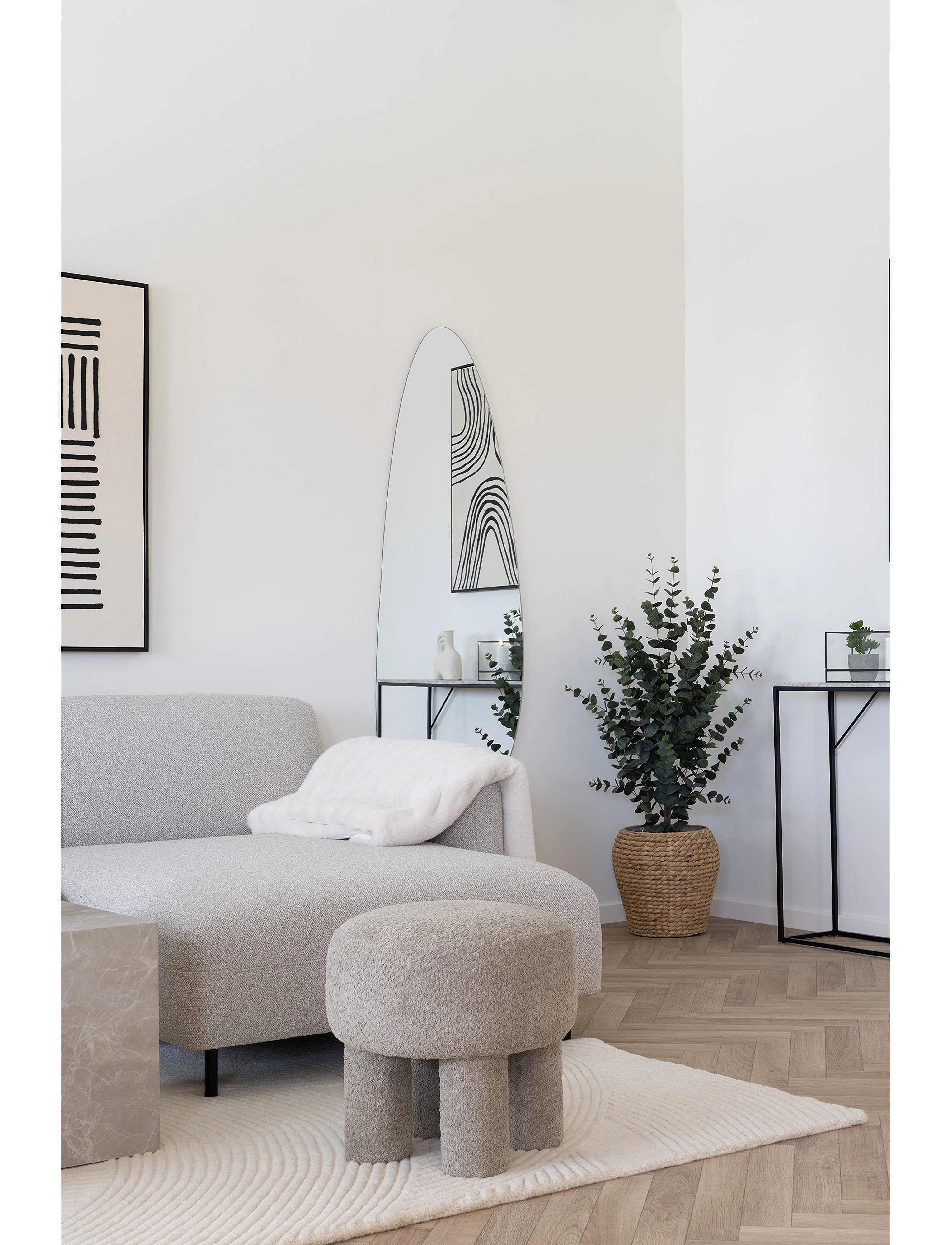 House Nordic - Vibe - Rug, hand tufted, ivory 160x230 cm - ulltepper - ivory - 2
