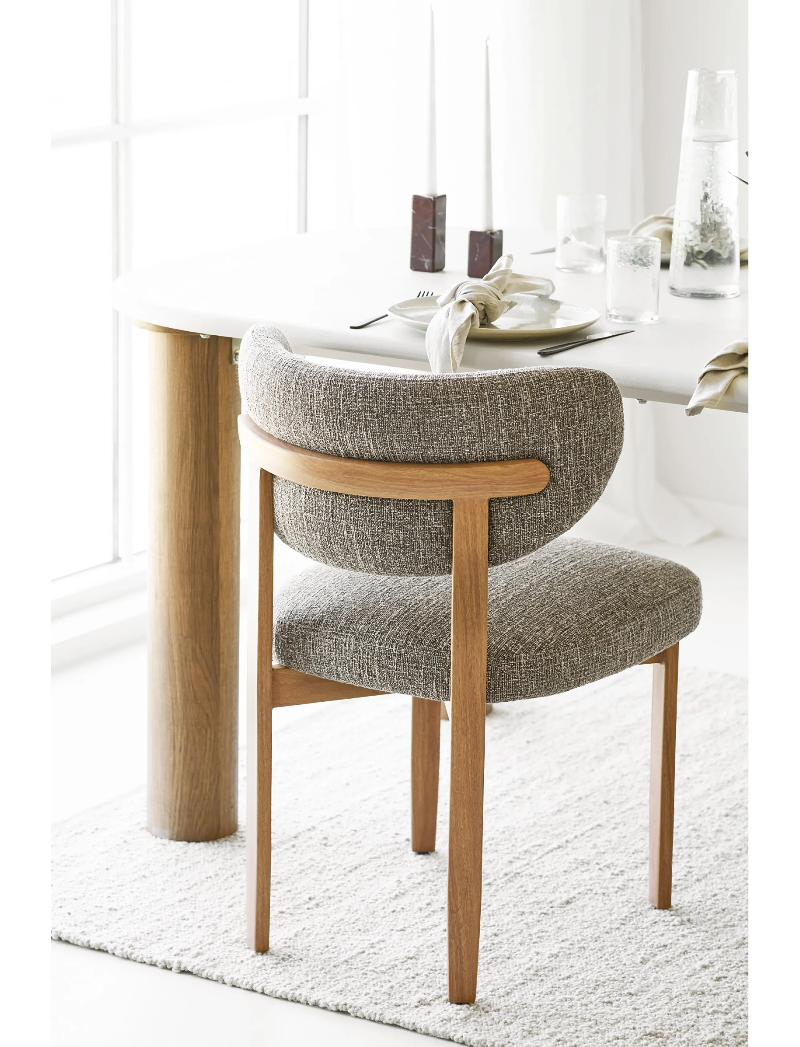 House Nordic - Bente - Rug, handwoven - uldtæpper - beige - 3