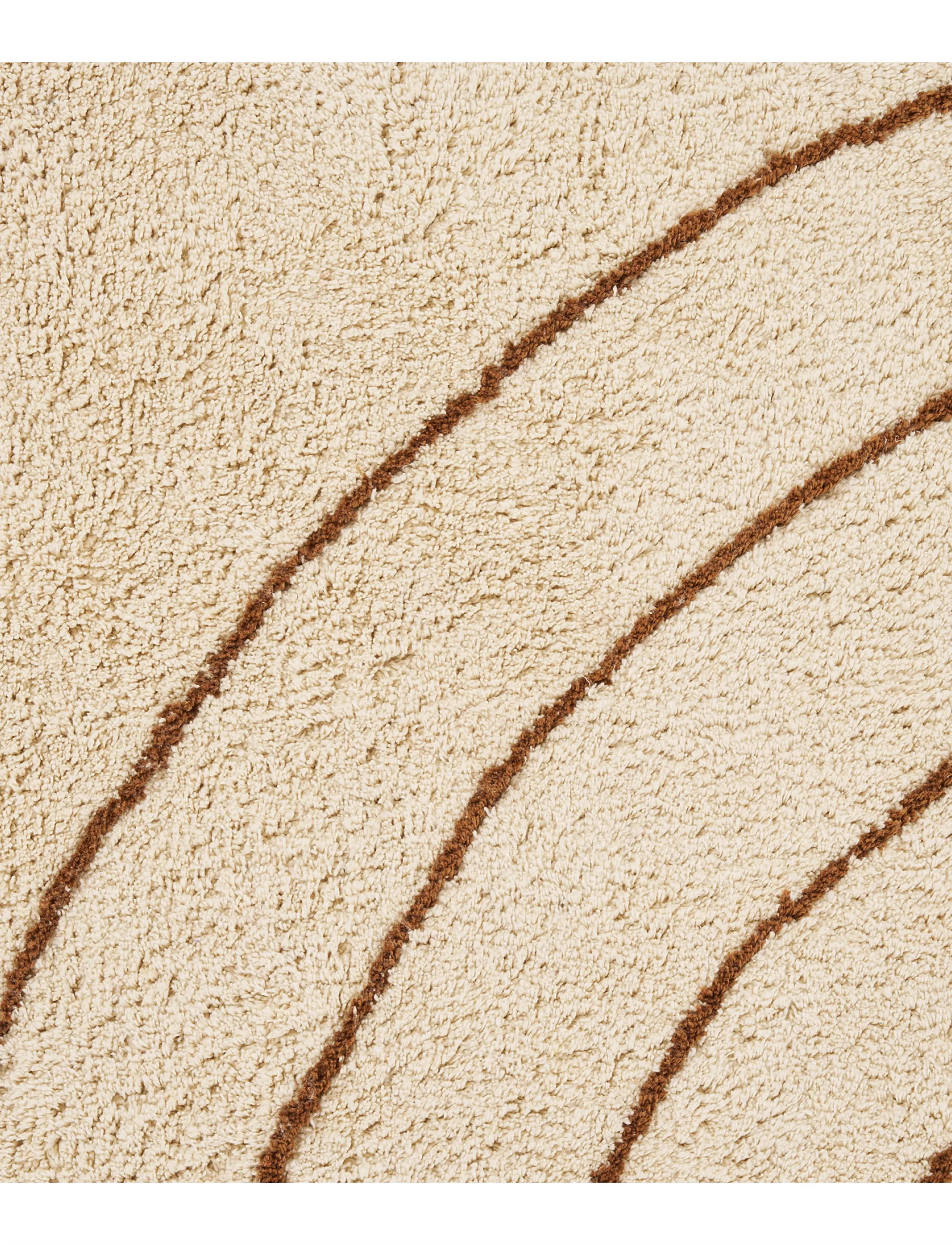 House Nordic - Kaja - Rug, cotton with print - beige - 5