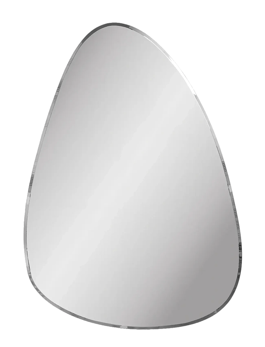 House Nordic - Moa - Wall mirror, organic shape, facet, 70x100 cm - seinapeeglid - clear - 1