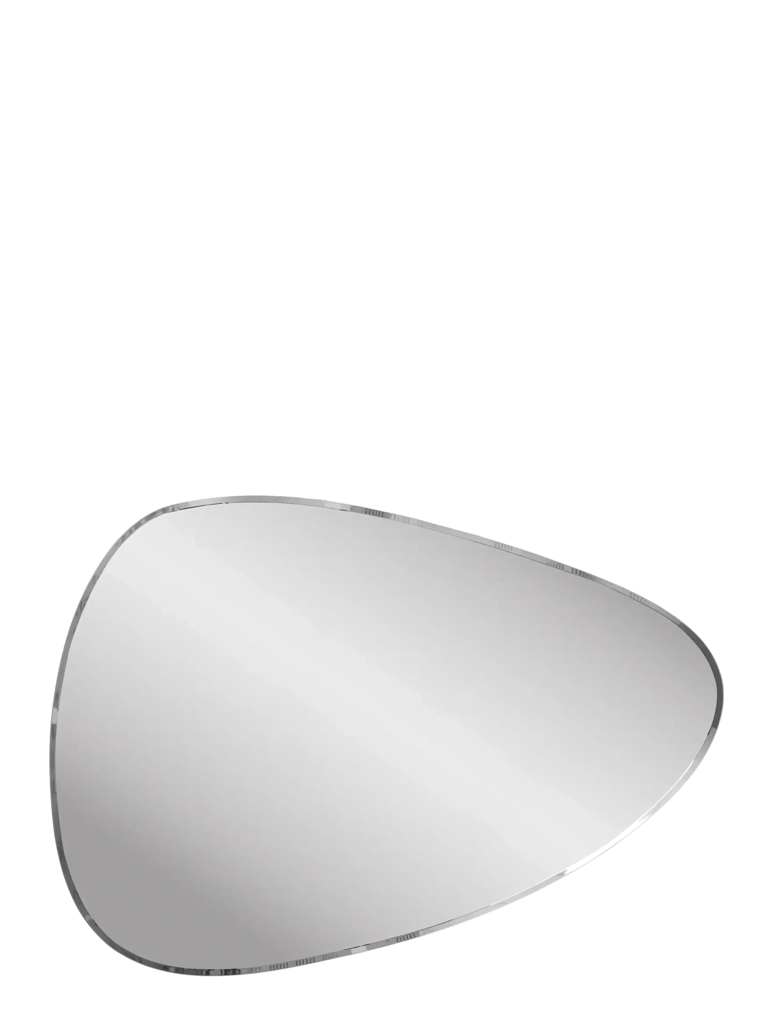 House Nordic - Moa - Wall mirror, organic shape, facet, 70x100 cm - miroirs muraux - clear - 2