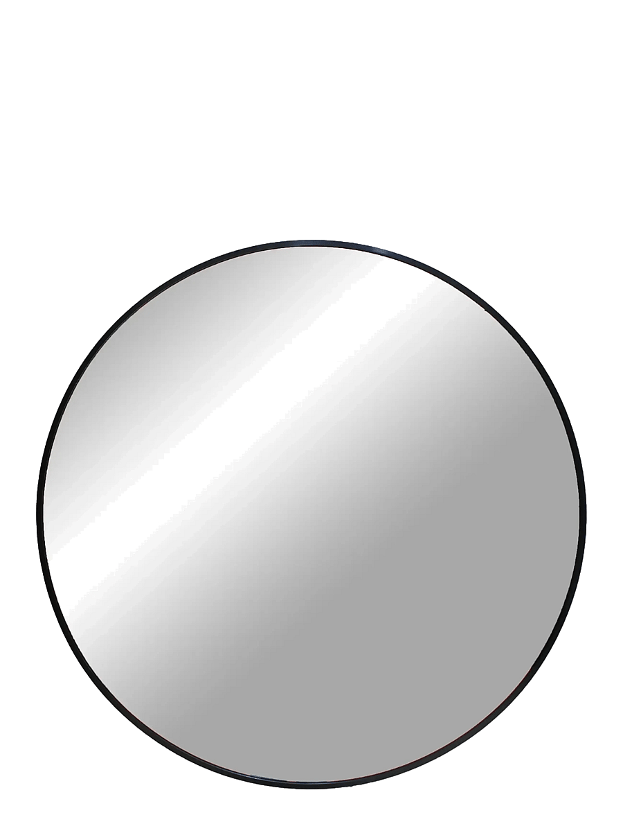 House Nordic - Liva - Mirror, aluminium, black, ø80 cm - wandspiegel - black - 2