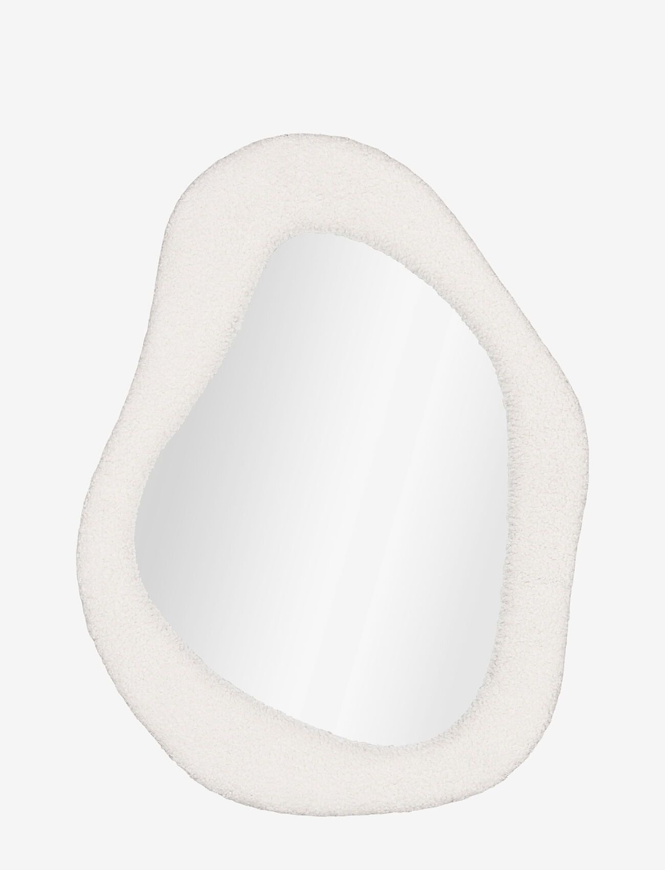 House Nordic - Frida - Mirror, teddy, white 46,5x61 cm - wandspiegel - white - 1
