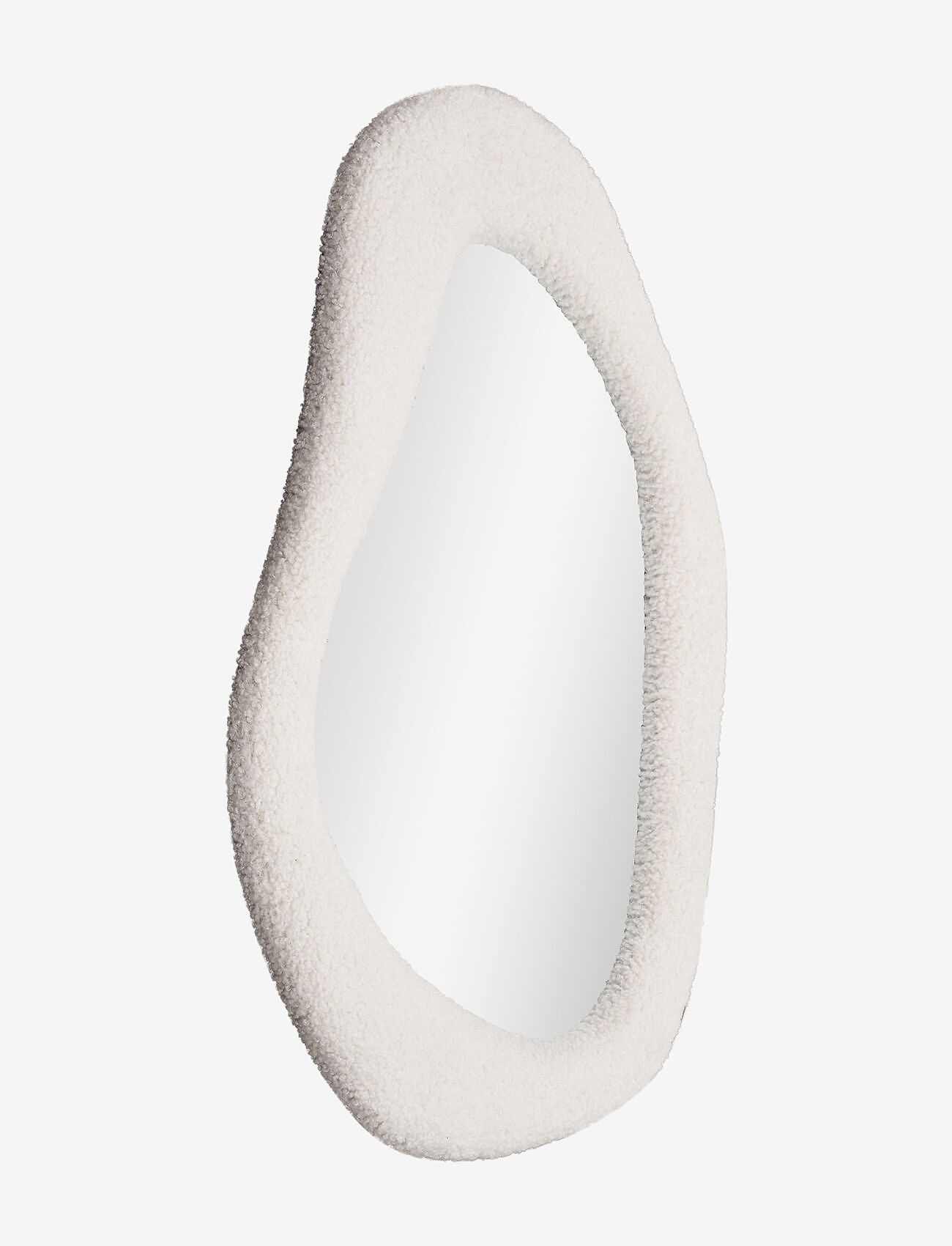House Nordic - Frida - Mirror, teddy, white 46,5x61 cm - wandspiegel - white - 2