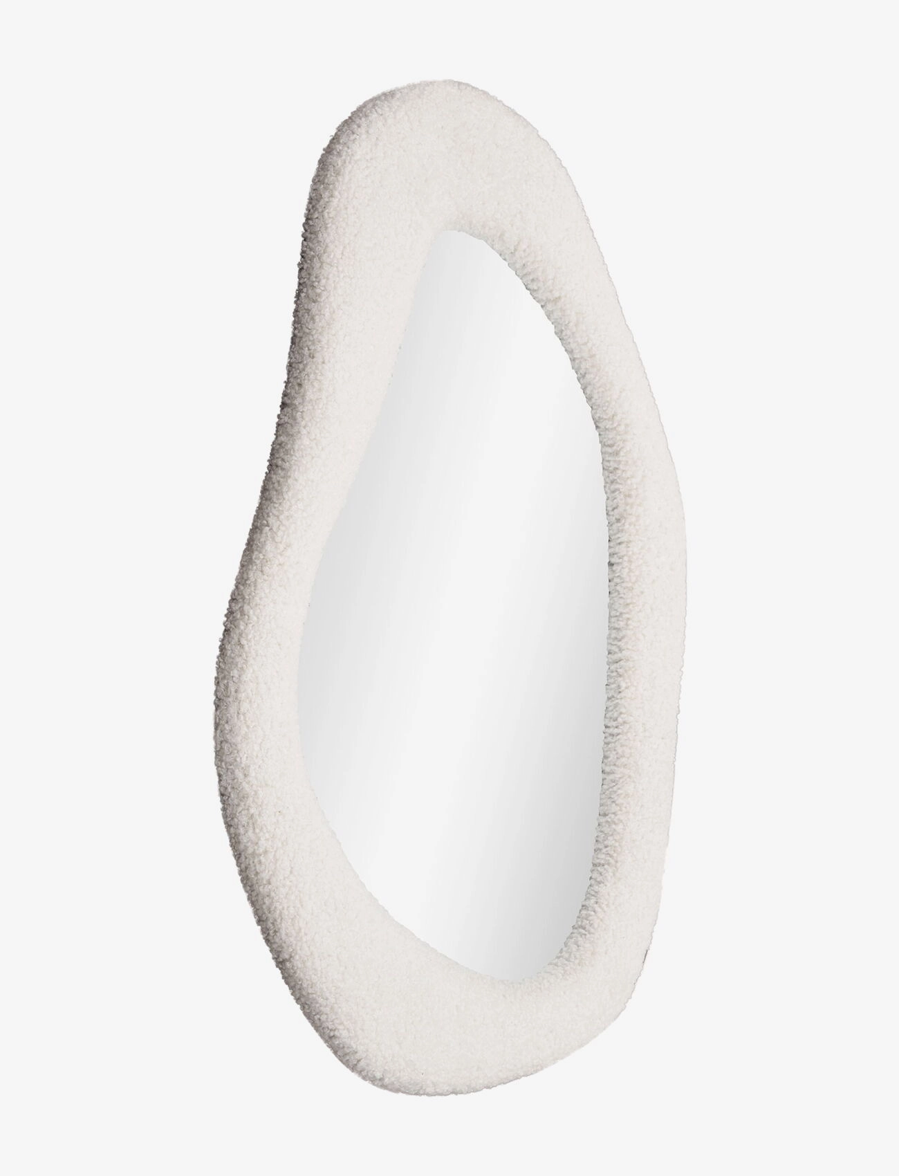 House Nordic - Frida - Mirror, teddy, white 46,5x61 cm - veggspeglar - white - 2