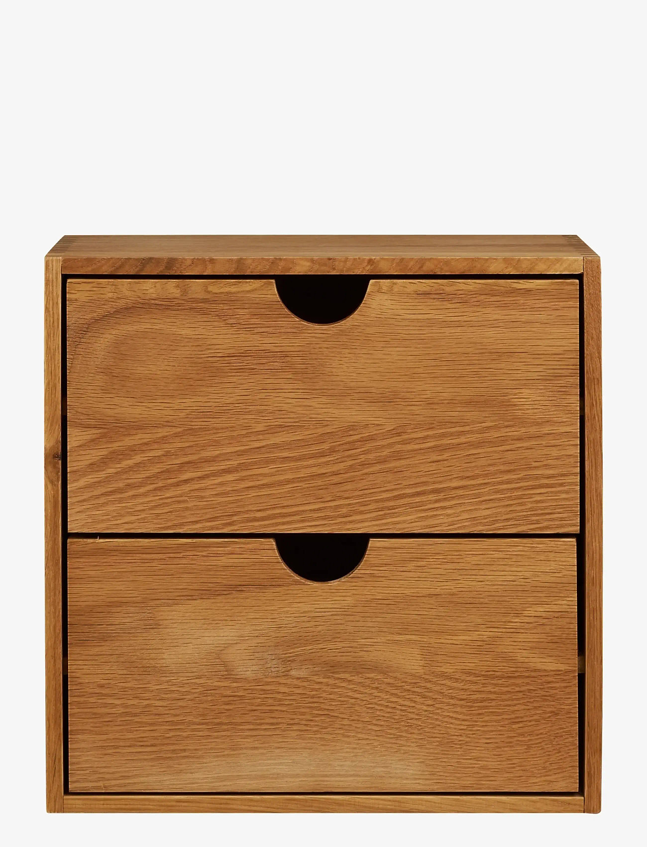 House Nordic - Nanna - Wall shelf with door, oak, 18x30x30 cm - köp efter pris - natural - 2