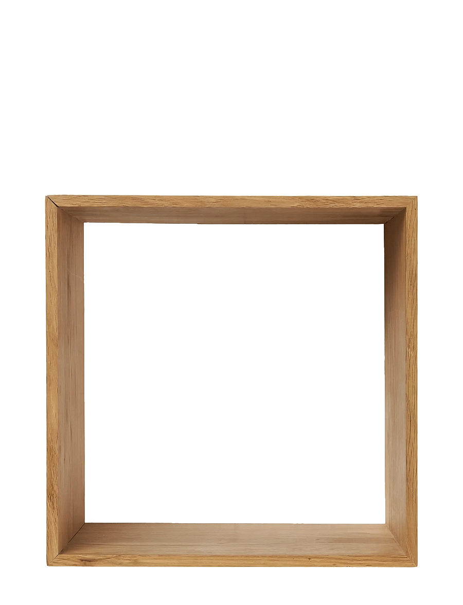 House Nordic - Magna - Wall shelf, oak, natural, 30x18x30 cm - etagères et rangements - natural - 2