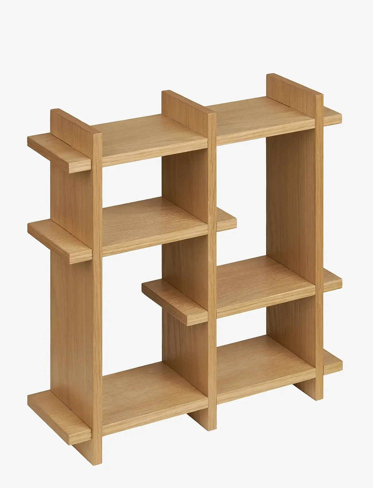 House Nordic - Dora - Wall shelf, oak veneer, natural, 40x12x40 cm - køb efter pris - natural - 0