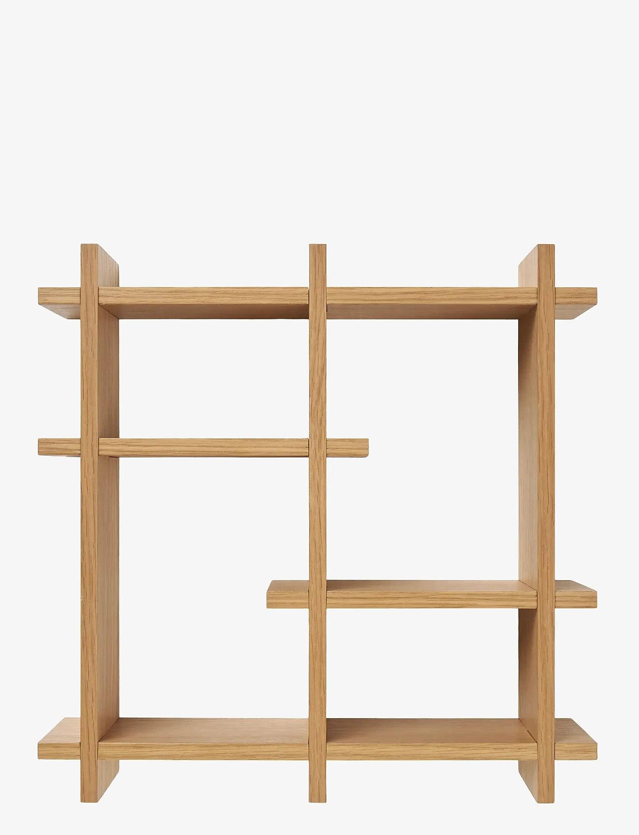 House Nordic - Dora - Wall shelf, oak veneer, natural, 40x12x40 cm - køb efter pris - natural - 1
