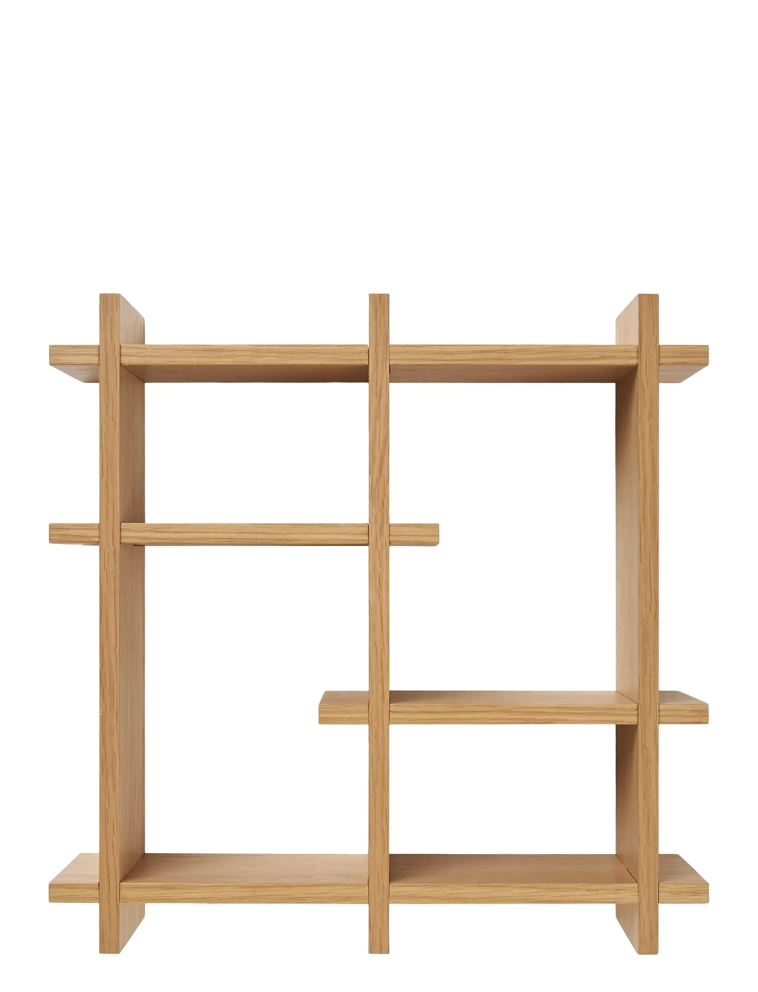 House Nordic - Dora - Wall shelf, oak veneer, natural, 40x12x40 cm - regale und verwahrung - natural - 2