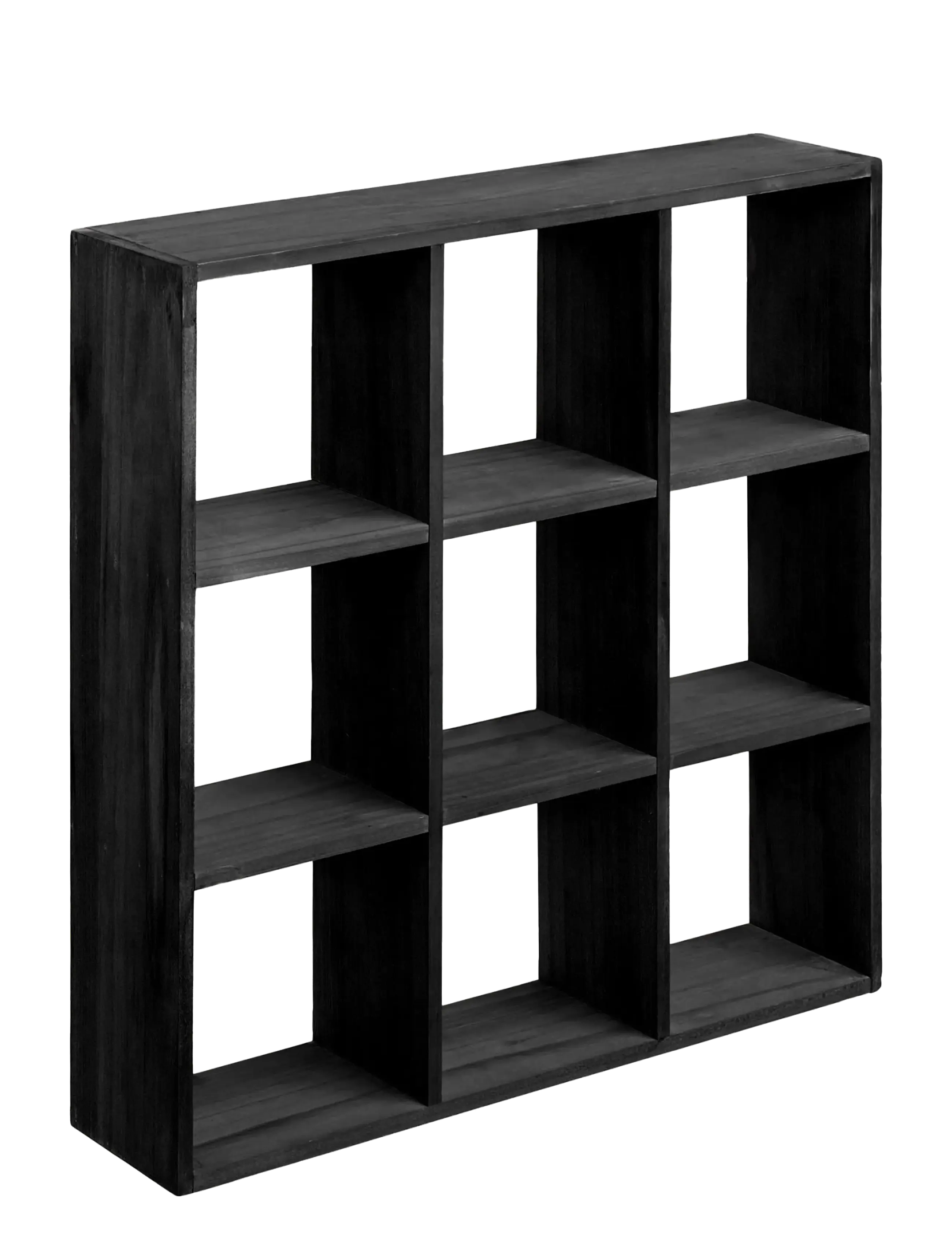 House Nordic Mille - Wall shelf, pine wood - House Nordic - BLACK / black