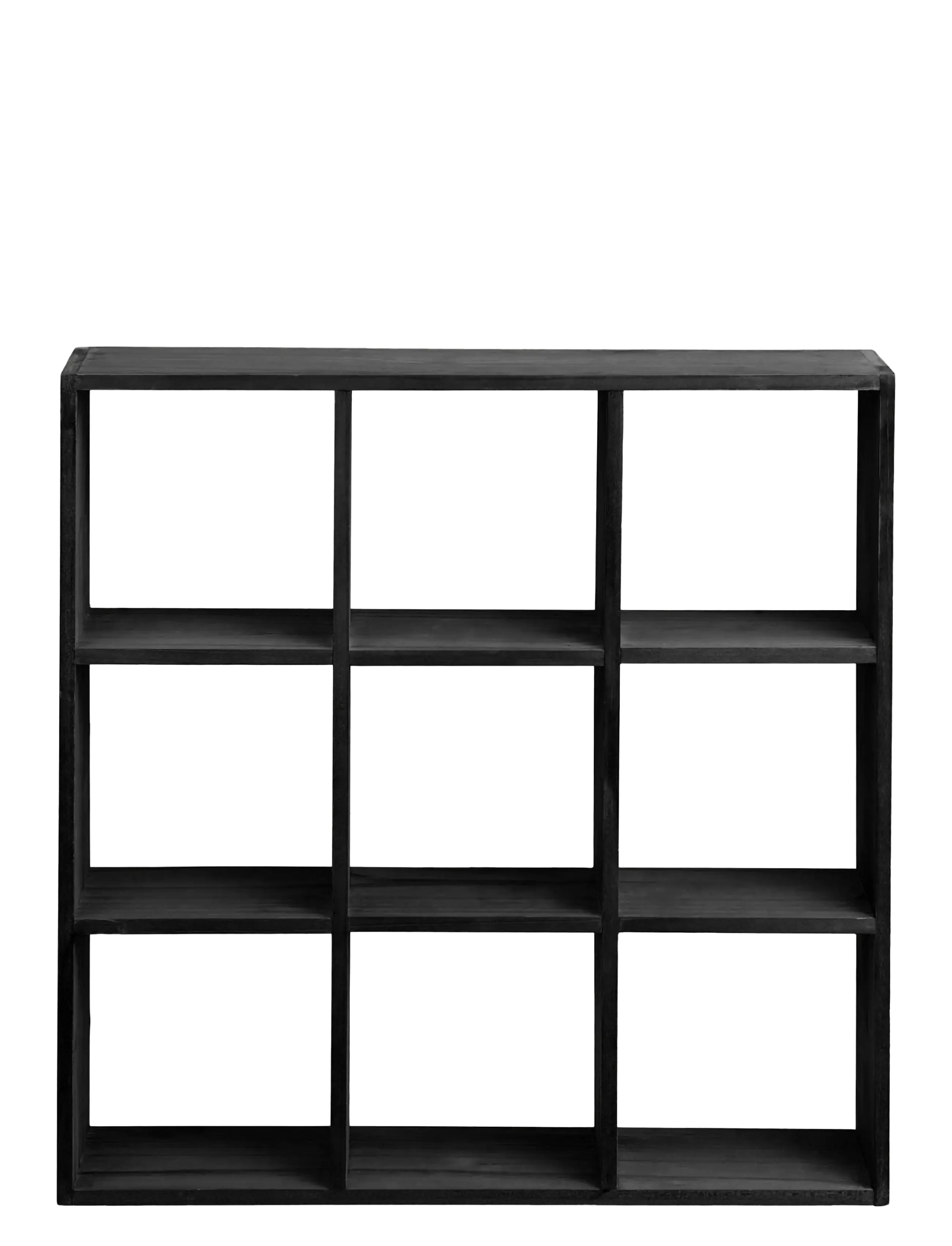 House Nordic - Mille - Wall shelf, pine wood - black - 2