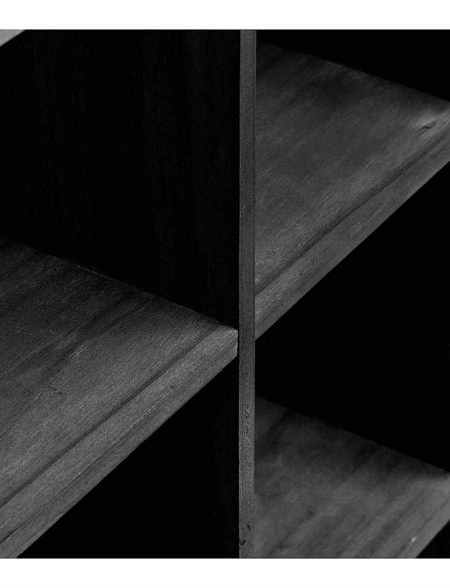 House Nordic - Mille - Wall shelf, pine wood - hoiustamine ja riiulid - black - 4