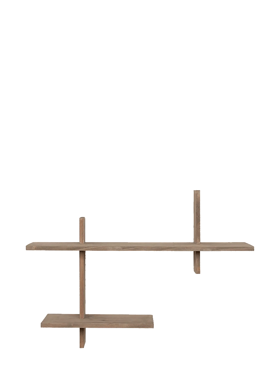 House Nordic - Espoo Wall shelf, pinewood, 60x15x44 cm - regale und verwahrung - natural - 1
