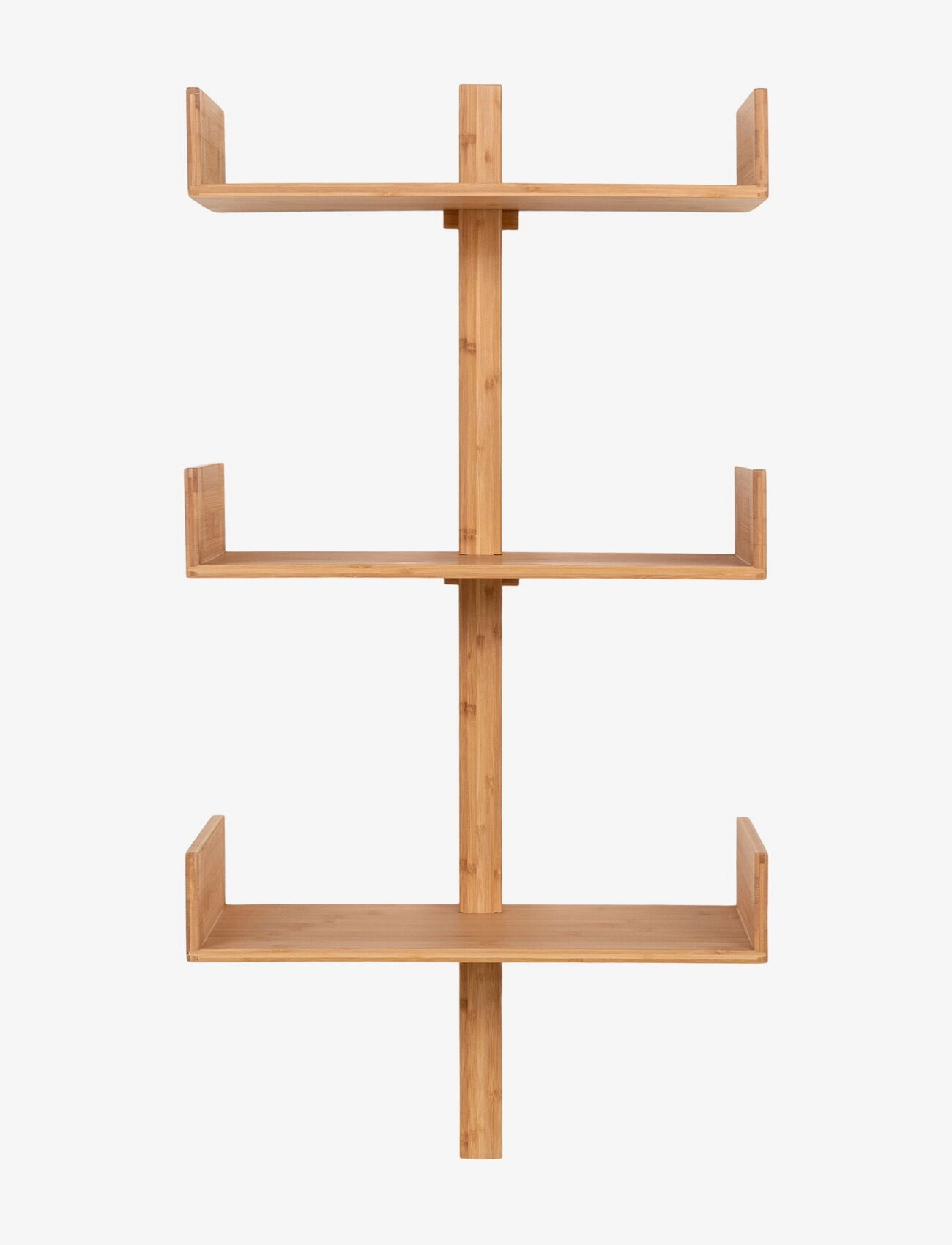 House Nordic Mivi Wall Shelf, Bamboo, Natural 50X102 Cm, Hylde, Str: ONE SIZE
