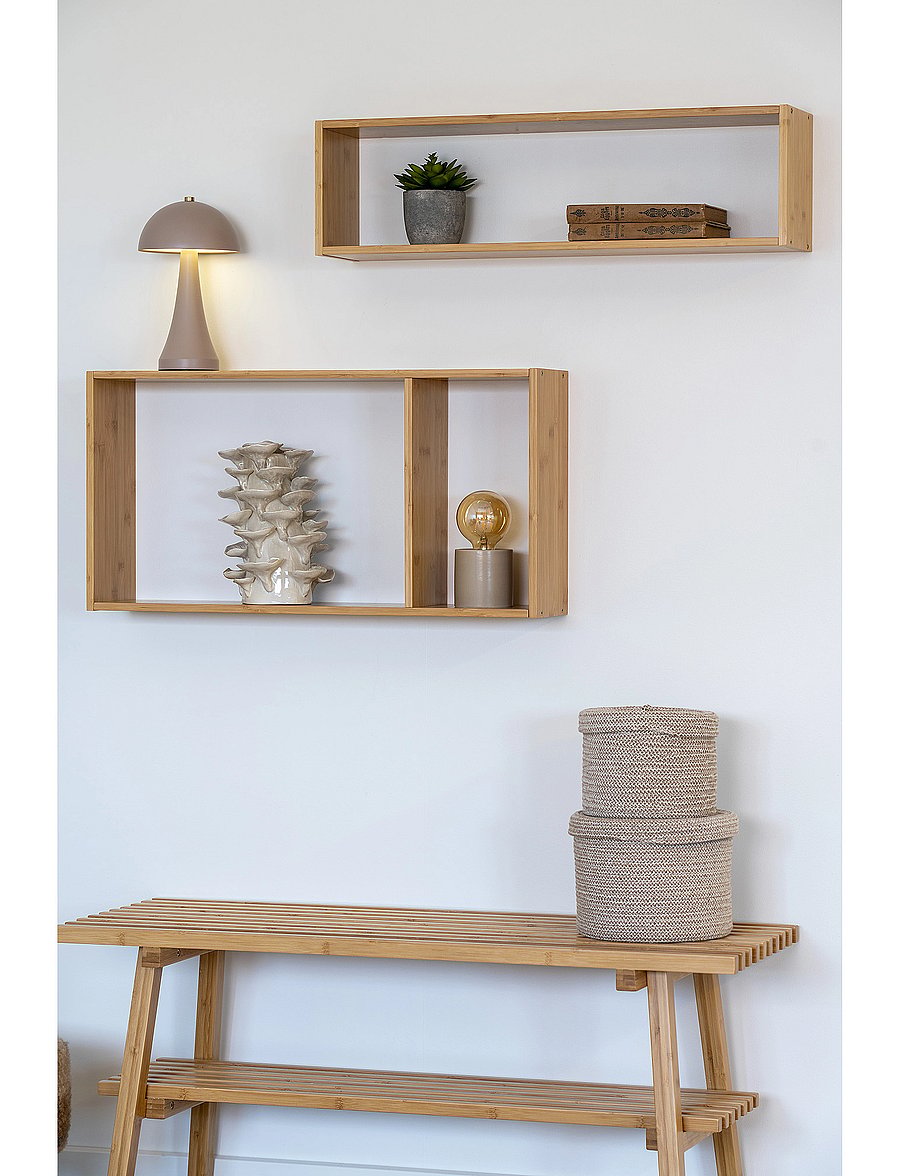 House Nordic - Mira - Wall shelf, bamboo, natural - hoiustamine ja riiulid - natural - 4