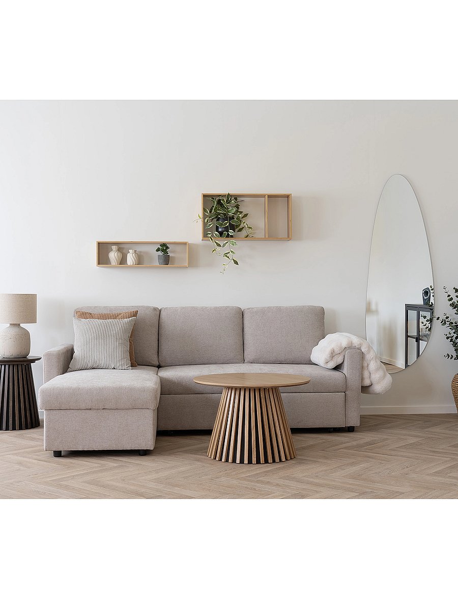House Nordic - Mira - Wall shelf, bamboo, natural - regale und verwahrung - natural - 0