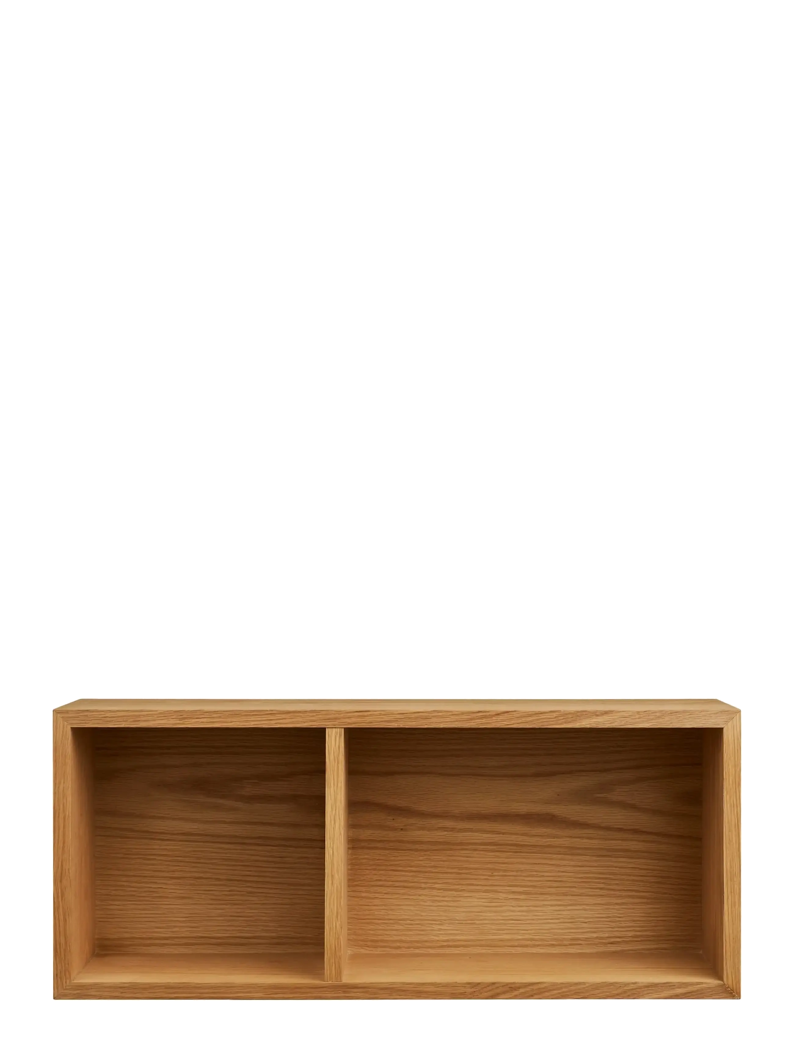 House Nordic - Helle - Wall shelf, oak veneer, natural, 71x20x30 cm - etagères et rangements - natural - 2
