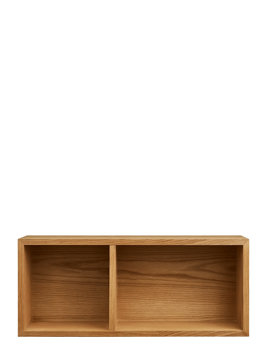 House Nordic - Helle - Wall shelf, oak veneer, natural, 71x20x30 cm - uzglabāšana un plaukti - natural - 2