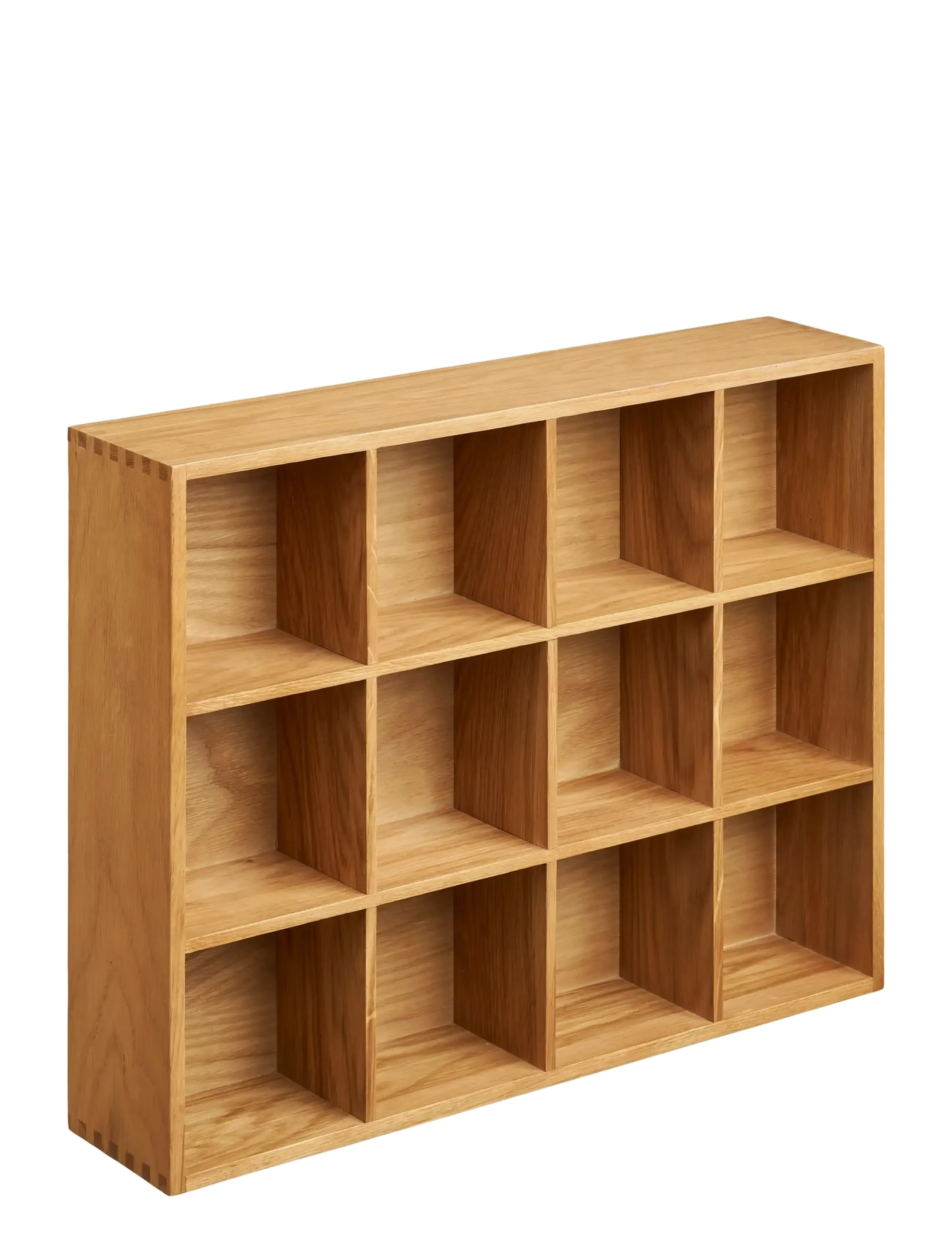 House Nordic Silja Wall Shelf, Oak Wood/Oak Veneer, Natural, 39X11X51 Cm, Hylde, Str: 39X11X51CM