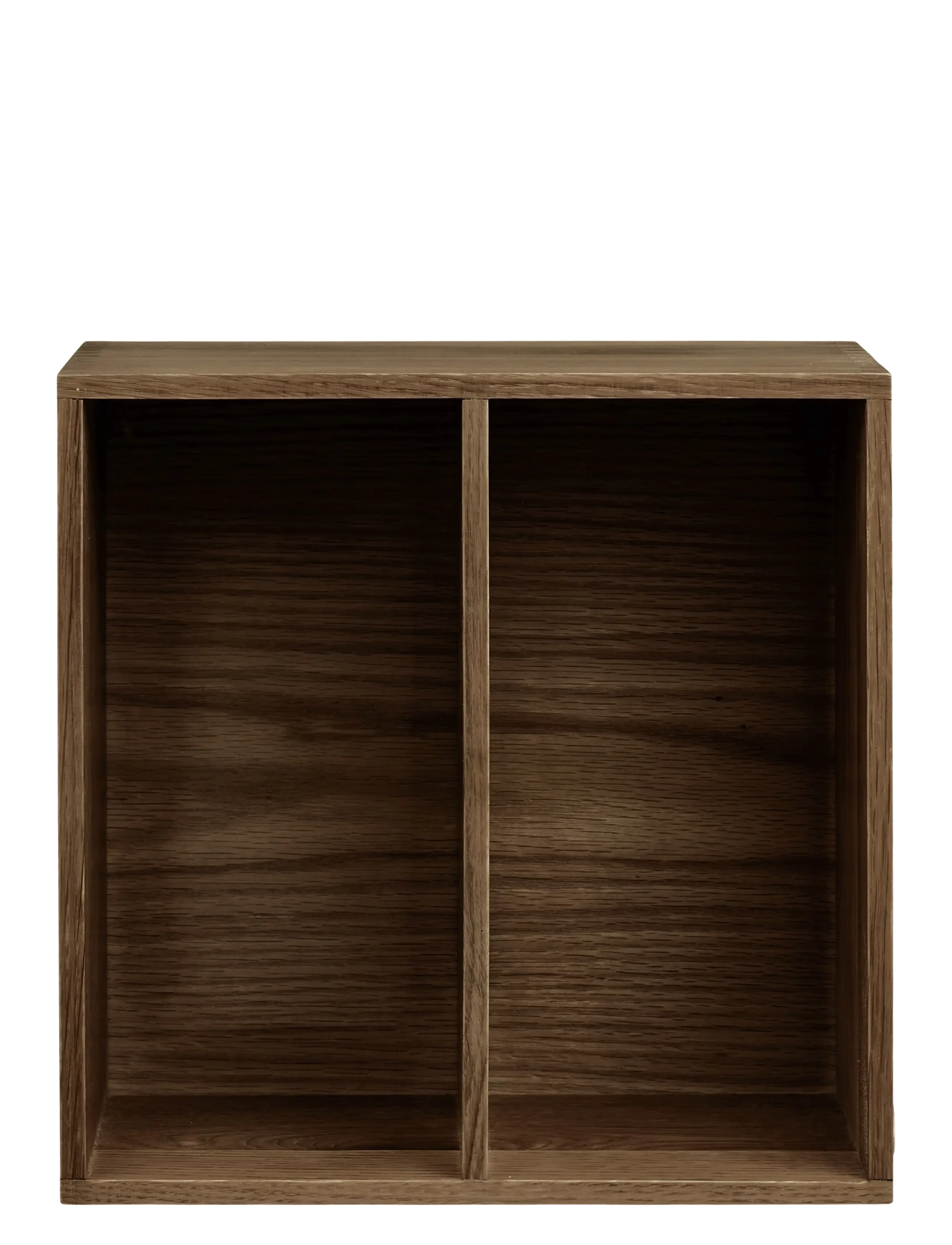 House Nordic - Nanna - Wall shelf with vertical rooms, oak - hoiustamine ja riiulid - dark brown - 2