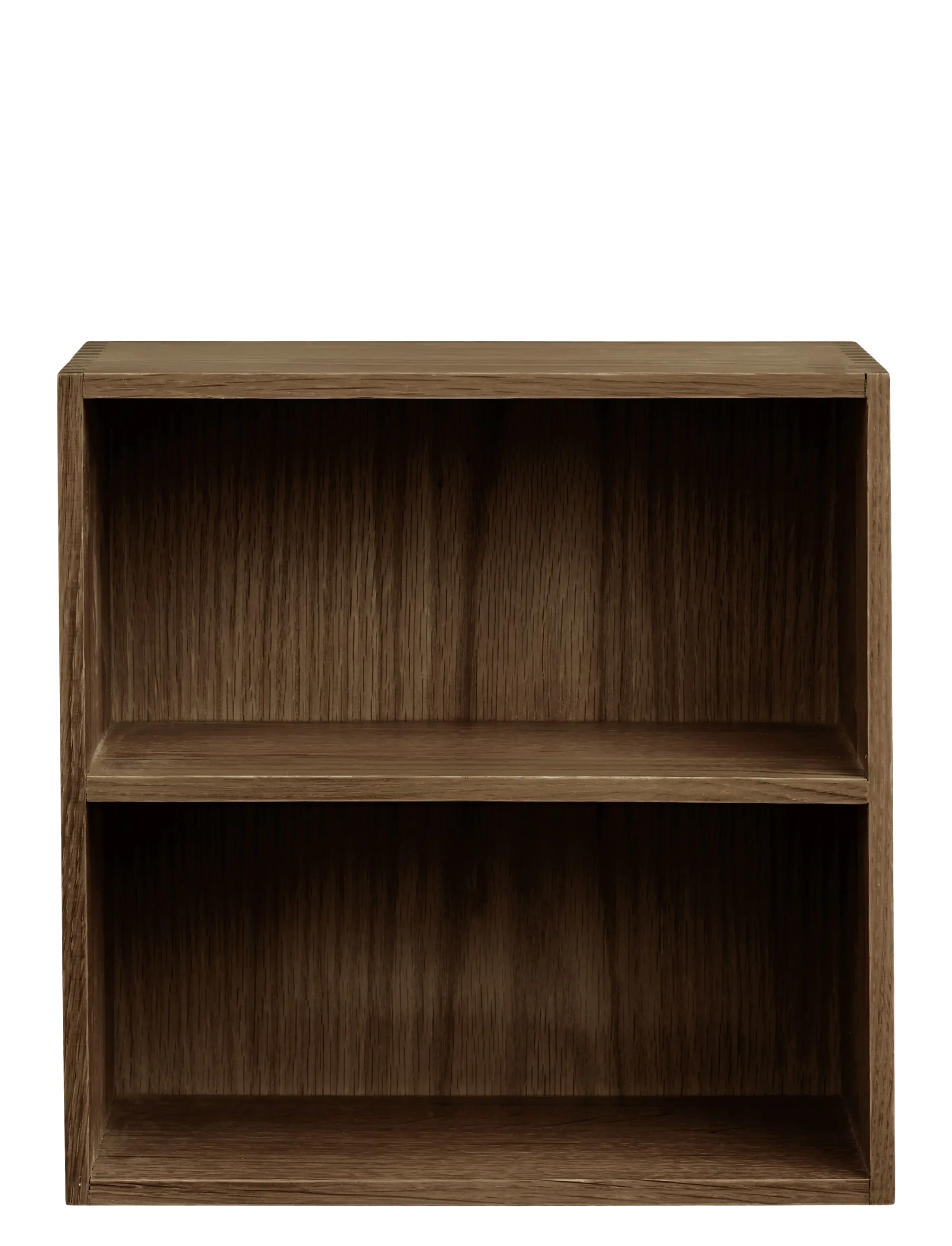House Nordic - Nanna - Wall shelf with vertical rooms, oak - hoiustamine ja riiulid - dark brown - 4