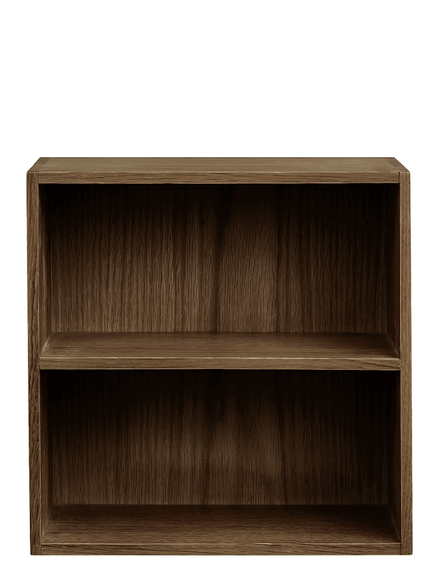 House Nordic - Nanna - Wall shelf with vertical rooms, oak - hoiustamine ja riiulid - dark brown - 4