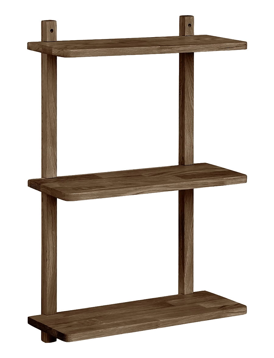 House Nordic - Nanna - Wall shelf, oak - regale und verwahrung - dark brown - 1