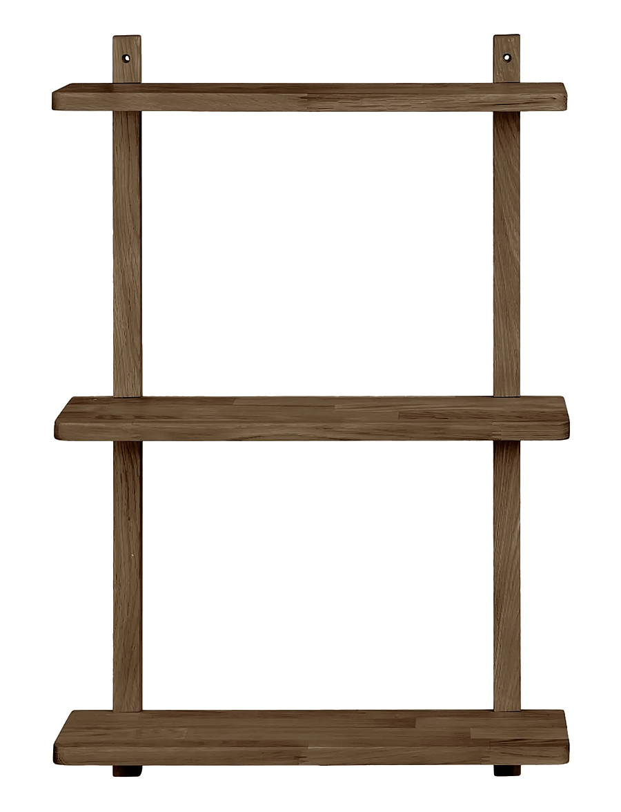 House Nordic - Nanna - Wall shelf, oak - regale und verwahrung - dark brown - 2