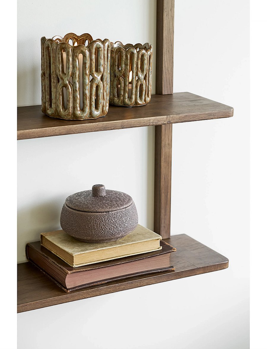 House Nordic - Nanna - Wall shelf, oak - regale und verwahrung - dark brown - 4