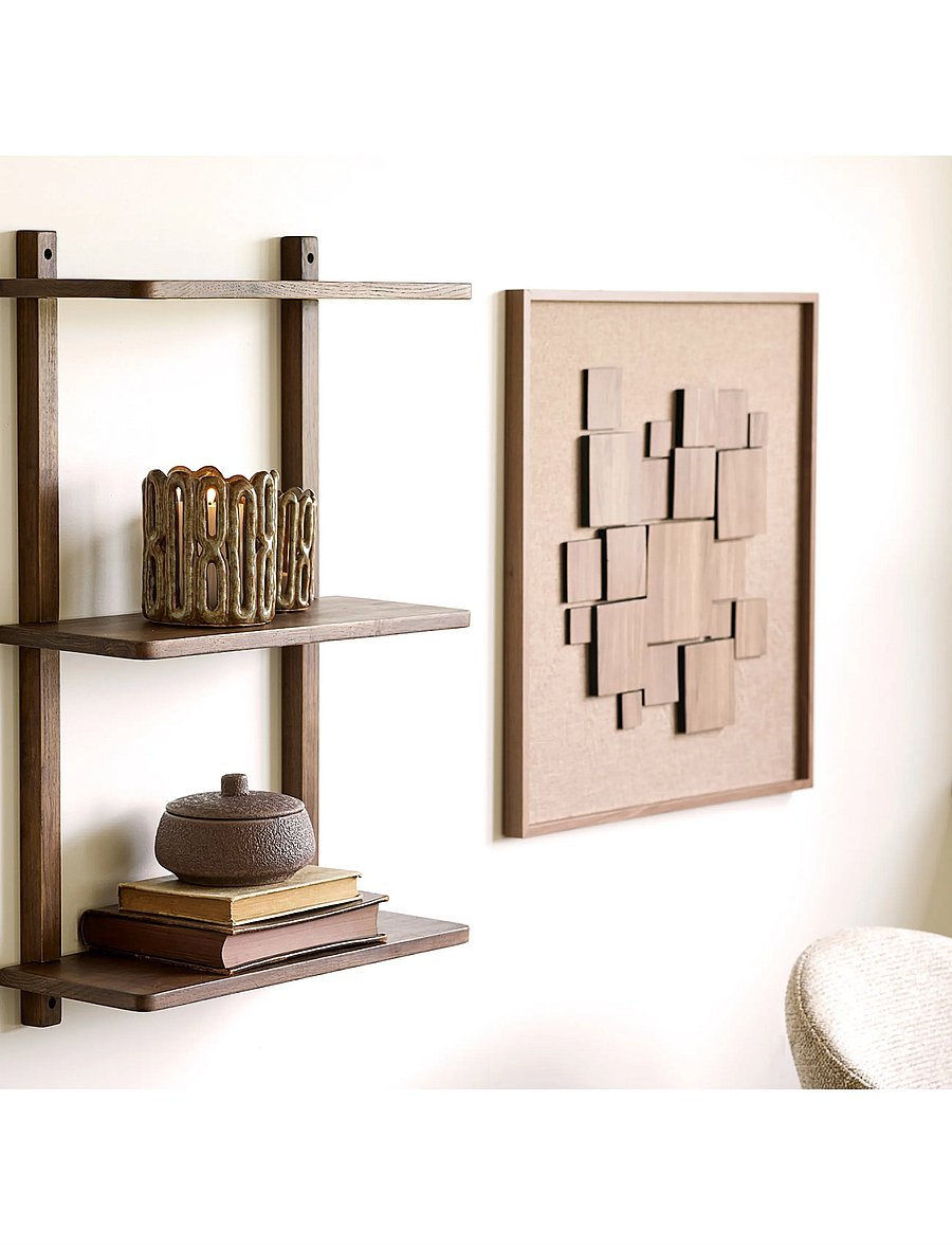 House Nordic - Nanna - Wall shelf, oak - regale und verwahrung - dark brown - 5