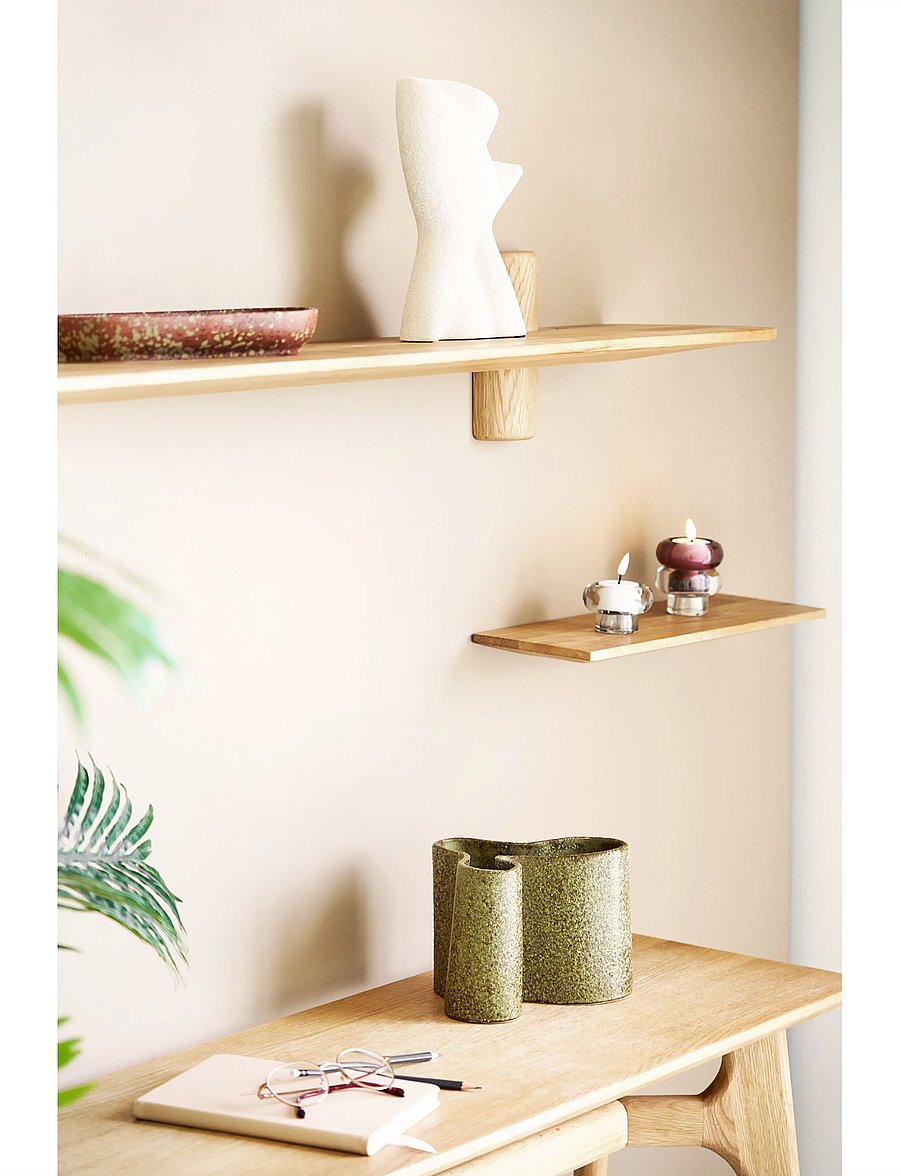 House Nordic - Karla - Wall shelf, oak - hoiustamine ja riiulid - oak - 0