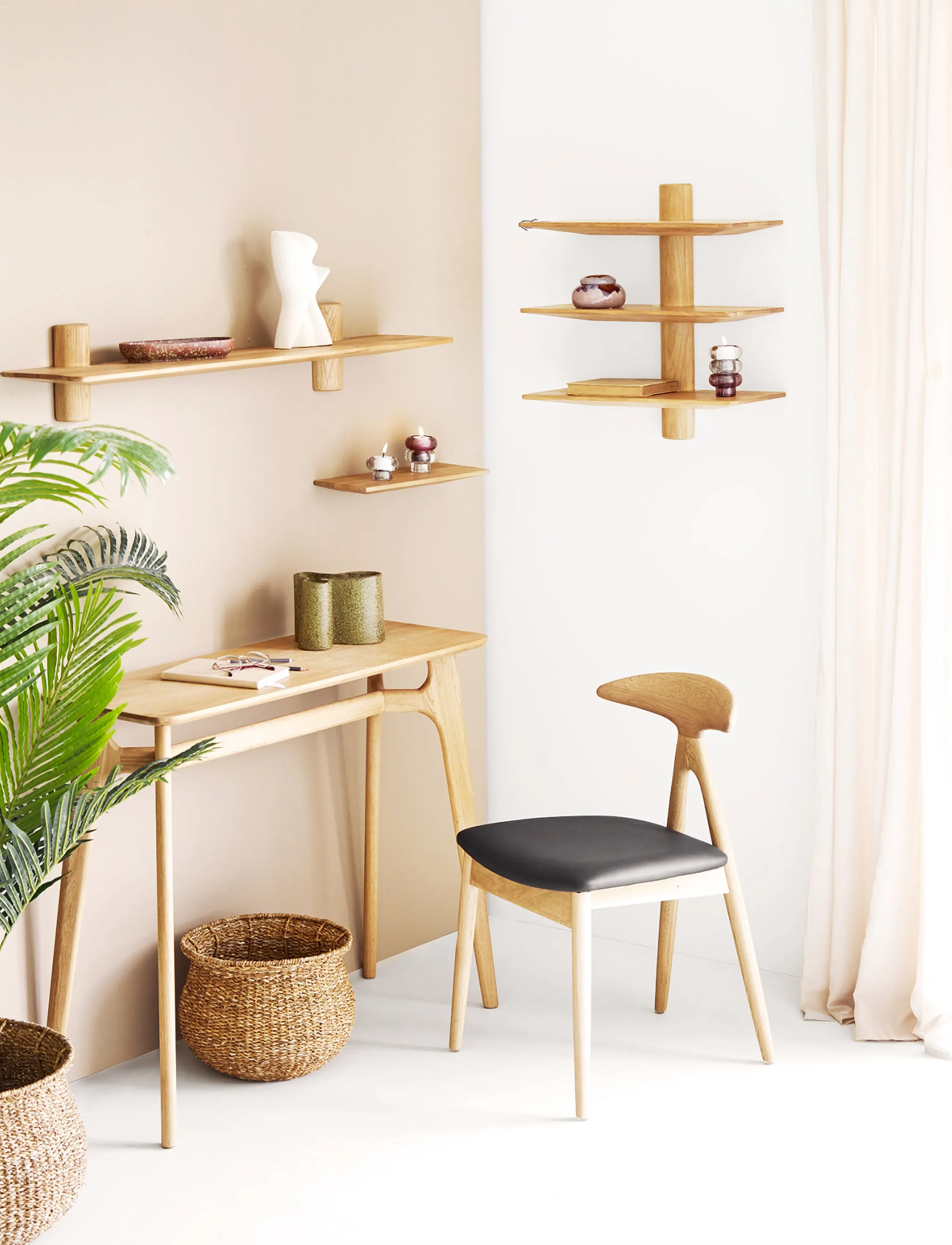 House Nordic - Karla - Wall shelf, oak - hoiustamine ja riiulid - oak - 4