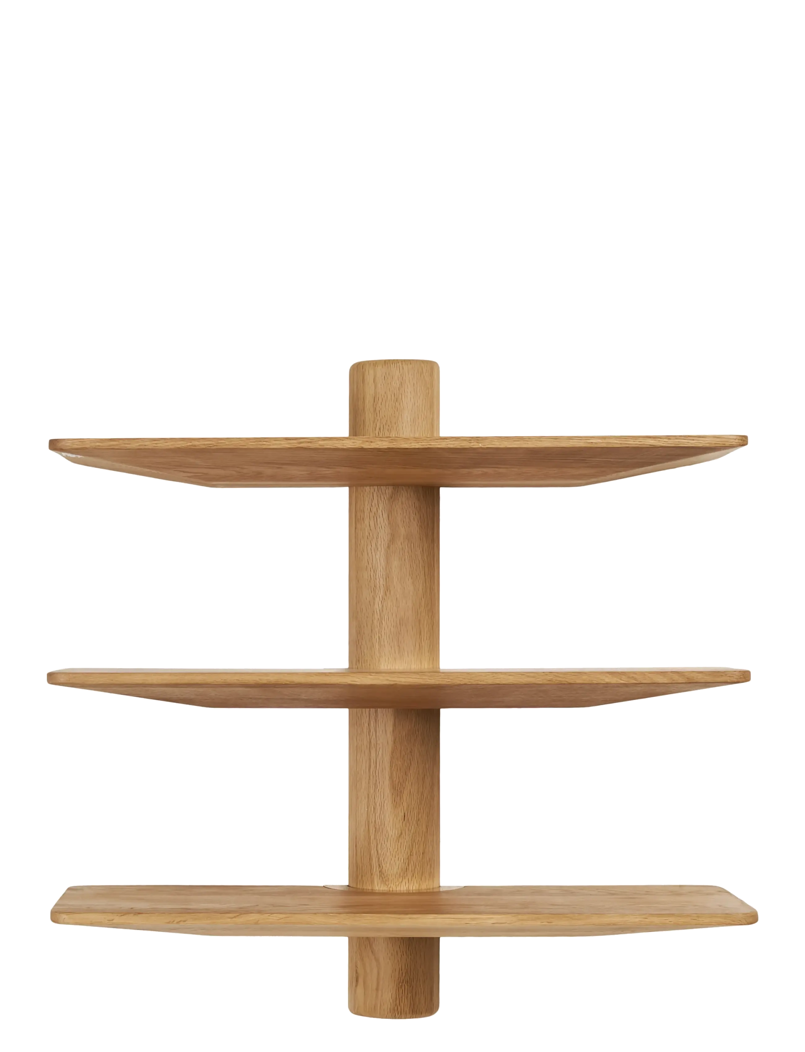 House Nordic Karla Wall Shelf, 3 Shelves, Oak, Hylde, Brun, Str: 22X55XH55.5CM
