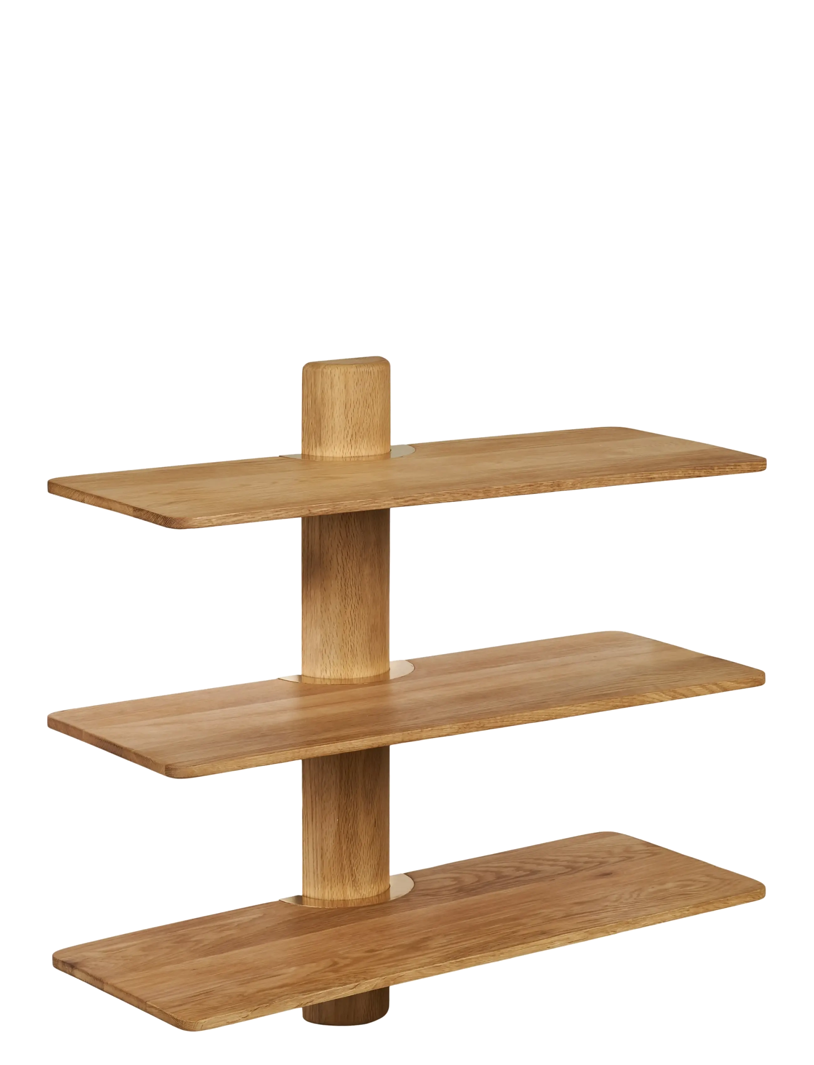 House Nordic - Karla - Wall shelf, 3 shelves, oak - hylder - oak - 2