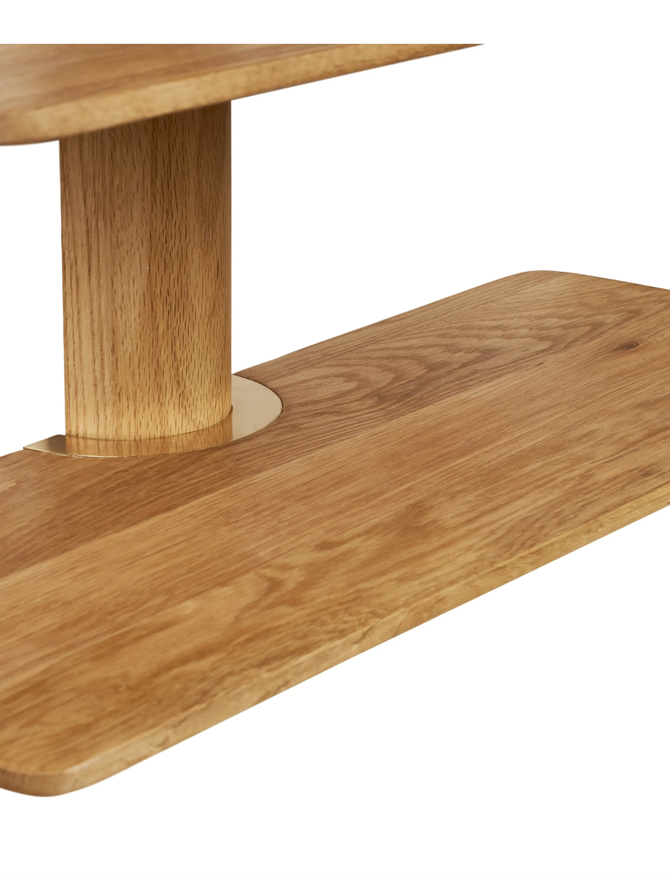 House Nordic - Karla - Wall shelf, 3 shelves, oak - hylder - oak - 4