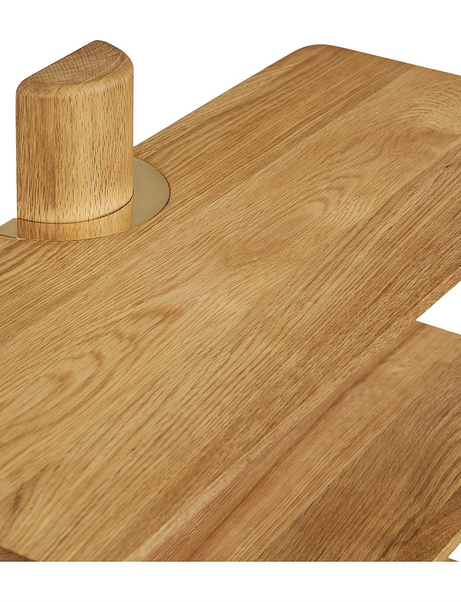 House Nordic - Karla - Wall shelf, 3 shelves, oak - regale und verwahrung - oak - 5