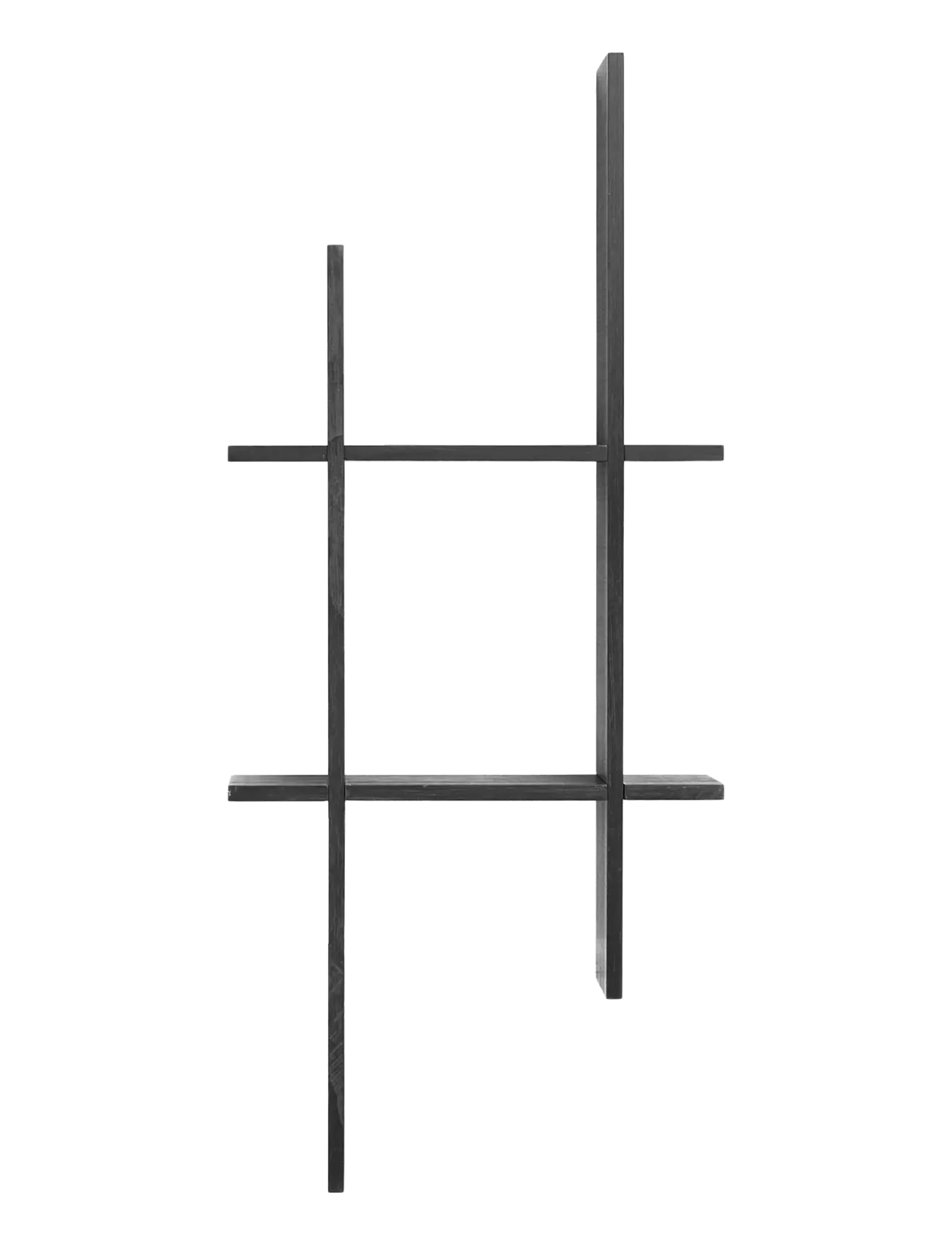 House Nordic Molly - Wall shelf, pine, - House Nordic - BLACK / black