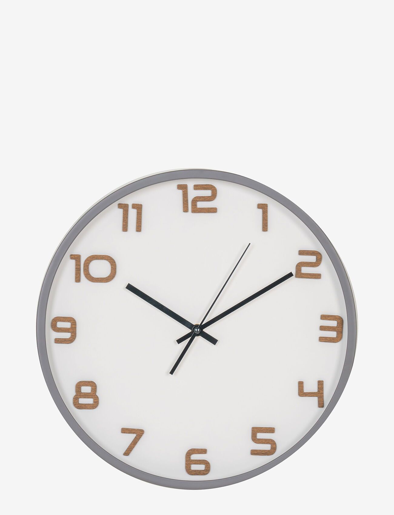 House Nordic - Selma - Wall clock, grey, silent movement ø35 cm - shop by price - grey - 0