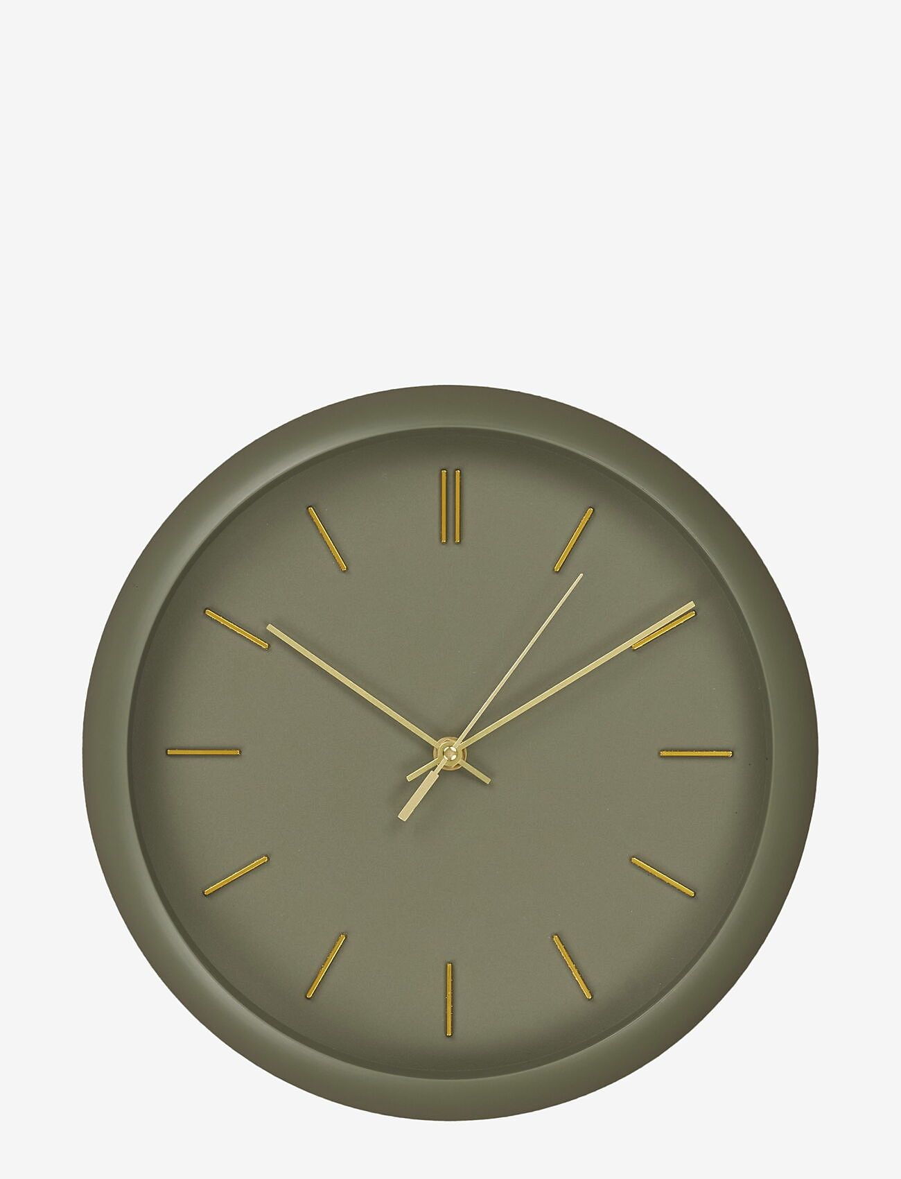 House Nordic - Jone - Wall clock, green, silent movement ø30 cm - wandklokken - green - 0