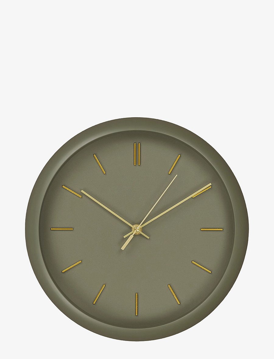House Nordic - Jone - Wall clock, green, silent movement ø30 cm - wanduhren - green - 1
