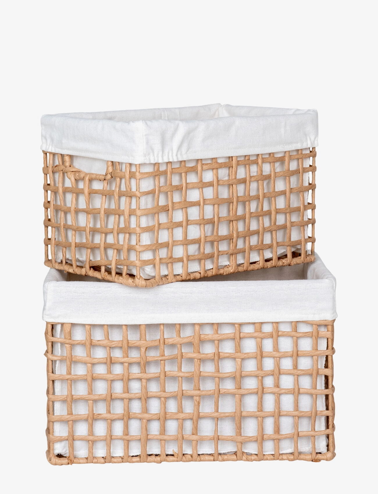 House Nordic - Nina - Baskets, paper, natural, set of 2 - opbevaringskurve - natural - 3