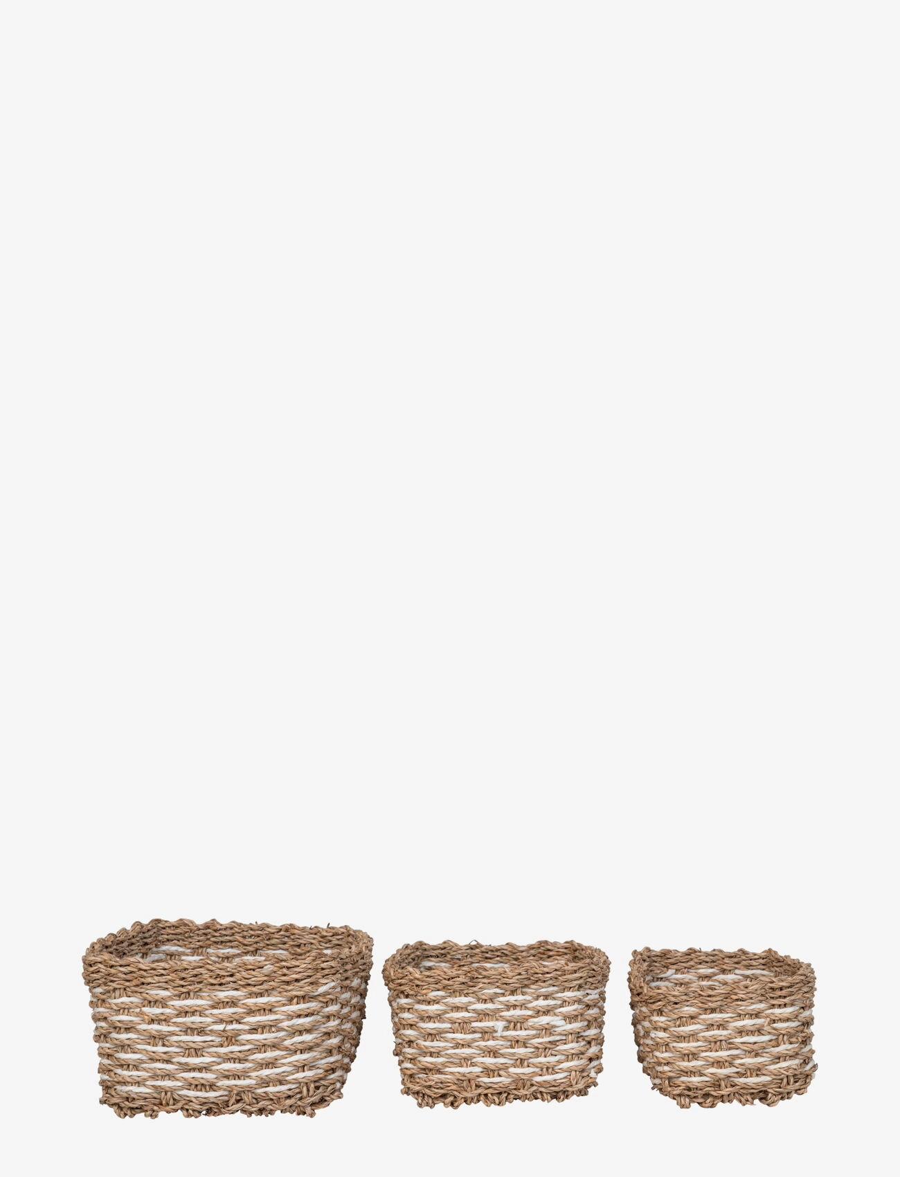 House Nordic - Basket - white / nature - 1