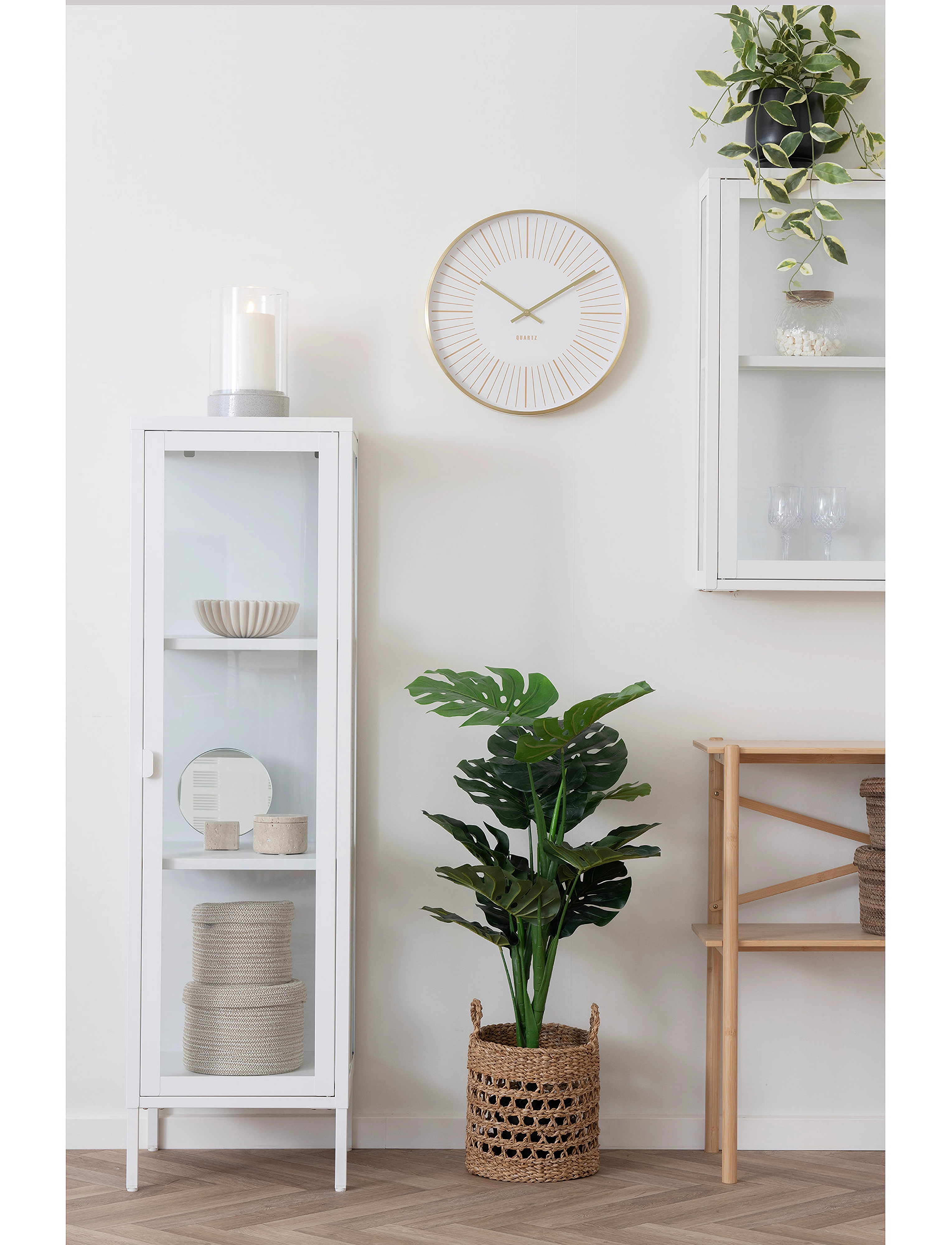 House Nordic Lilia Baskets, Seagrass, Natural, Set Of 3,, Gr.30X36X36CM