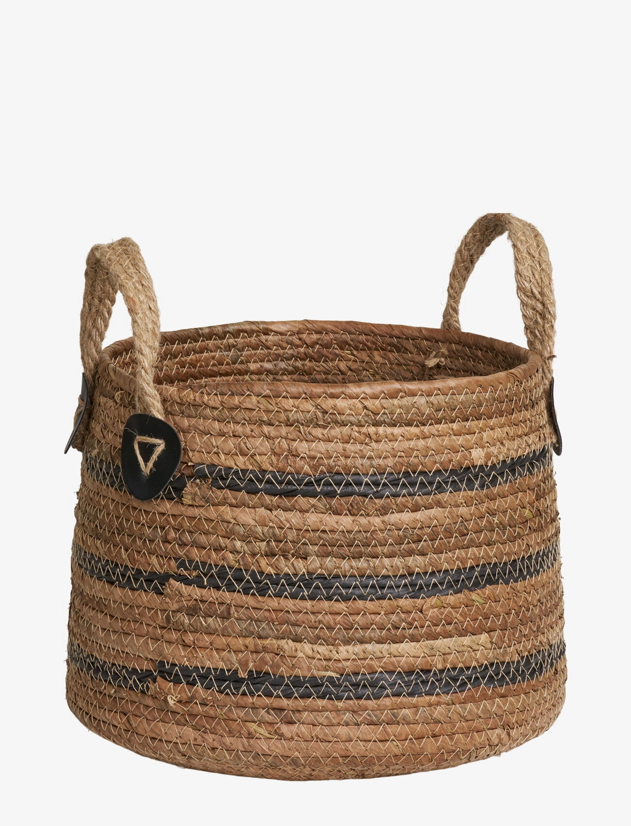 House Nordic - Rani - Baskets, banana leaf, natural, set of 2 - aufbewahrungskörbe - natural - 2